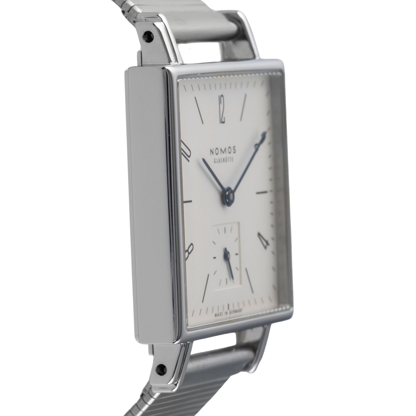 NOMOS Tetra 408 (Onbekend (willekeurig serienummer)) - Wit wijzerplaat 30mm Staal (7/8)