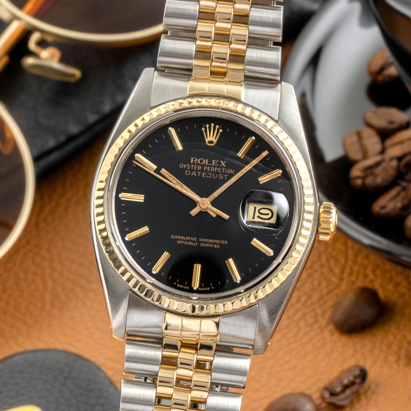 Rolex Datejust 36 16013 (1979) - 36mm Goud/Staal (3/8)