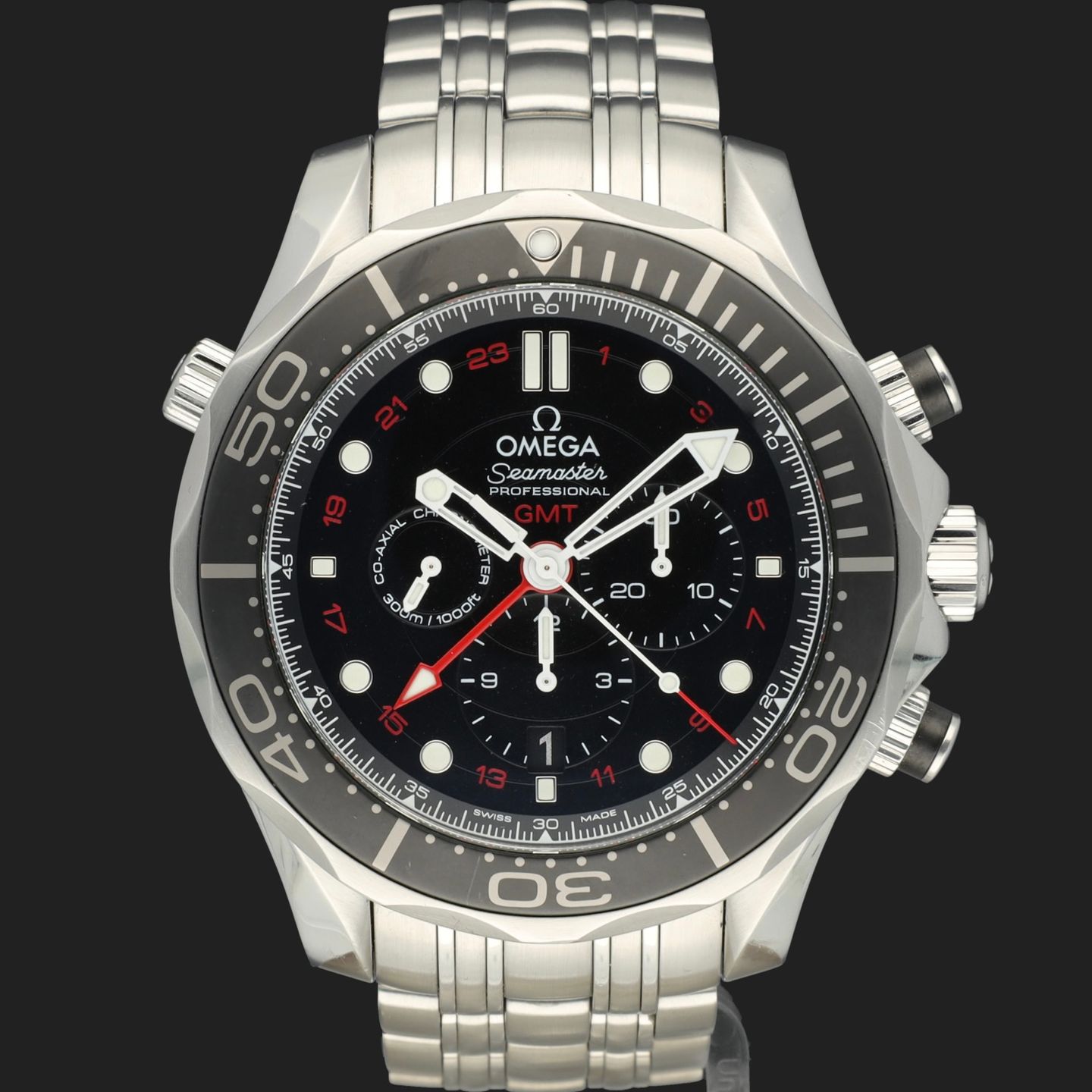 Omega Seamaster Diver 300 M 212.30.44.52.01.001 (2016) - Zwart wijzerplaat 44mm Staal (3/8)