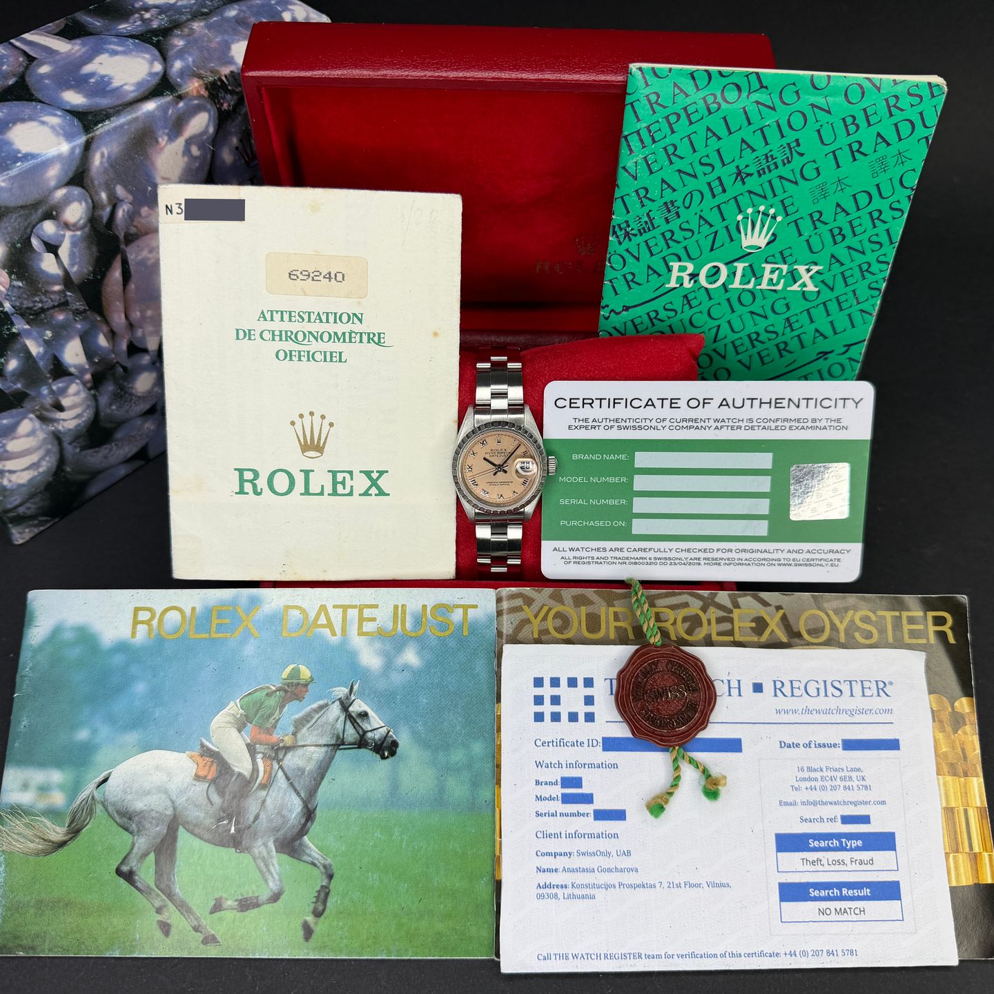 Rolex Oyster Perpetual Lady Date 69240 - (3/8)