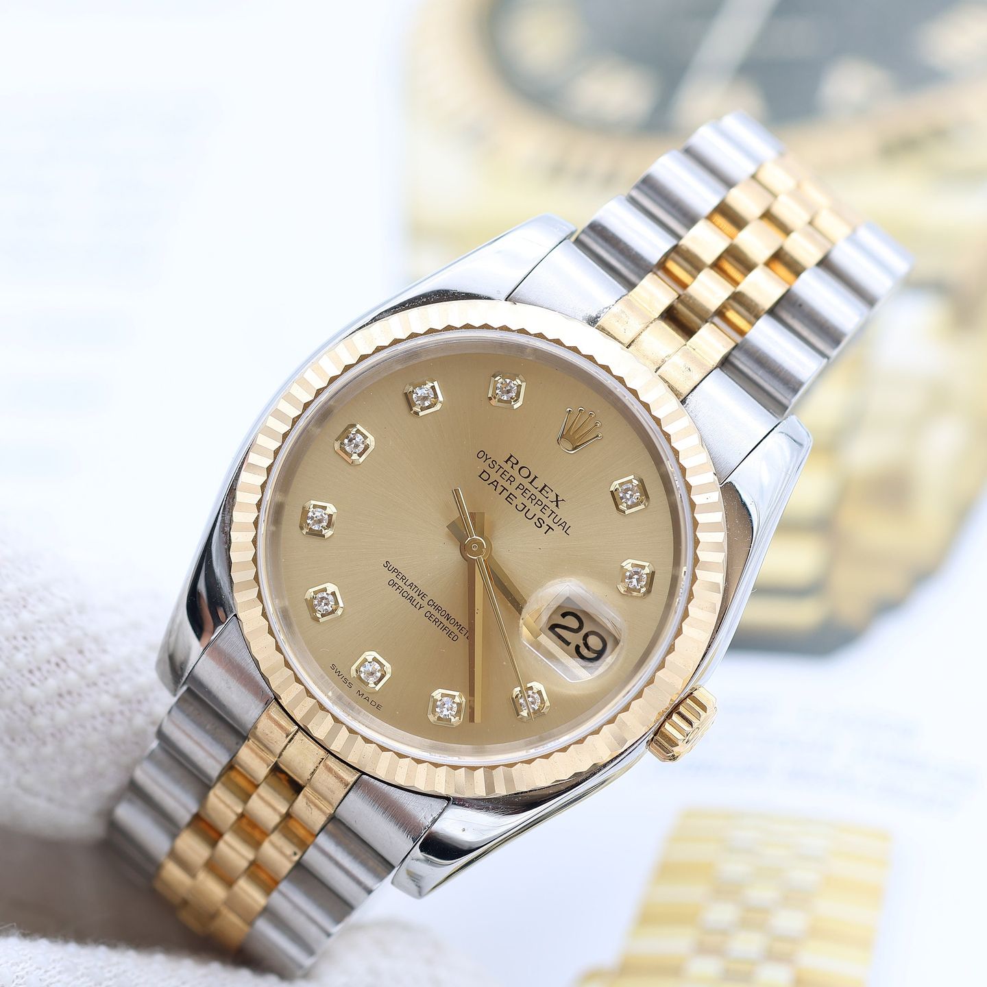 Rolex Datejust 36 116233 (2004) - 36mm Goud/Staal (5/8)