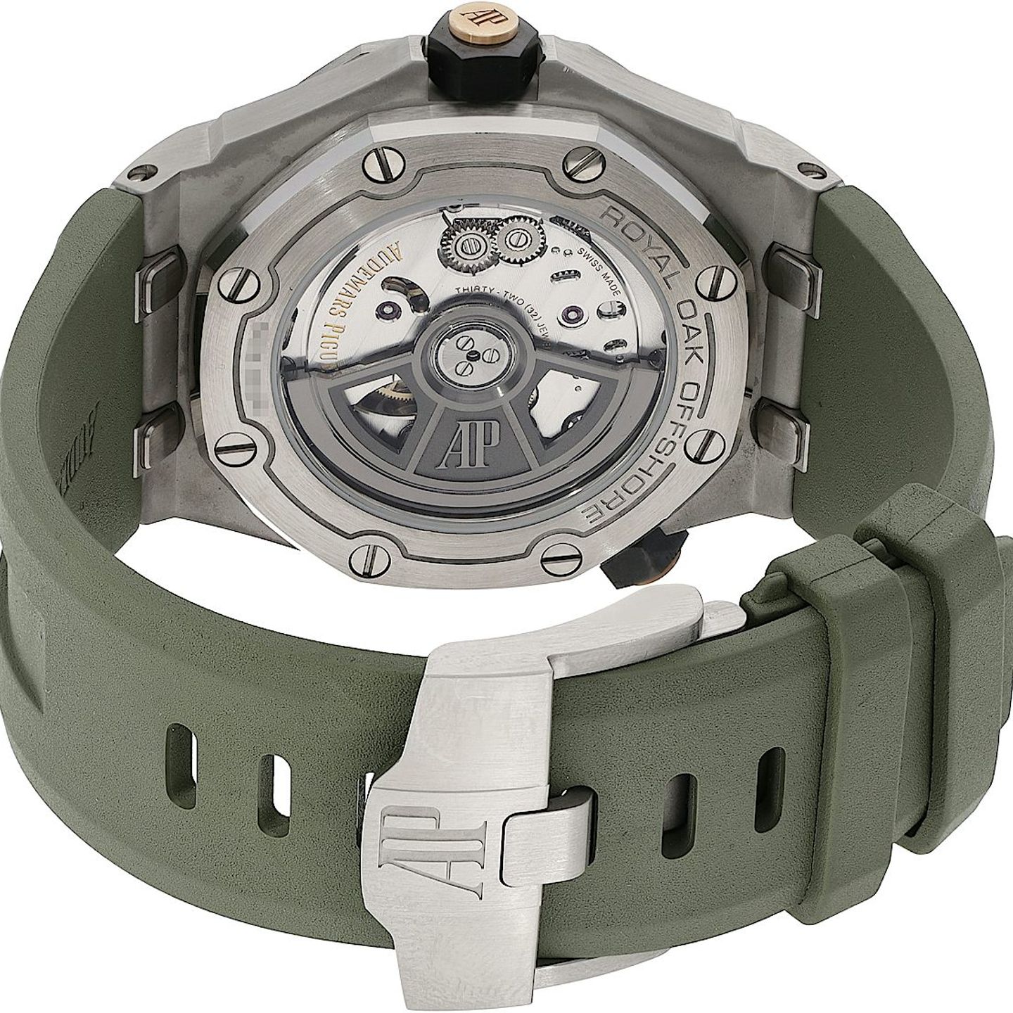Audemars Piguet Royal Oak Offshore Diver 15720ST.OO.A052CA.01 (2022) - Green dial 42 mm Steel case (5/5)