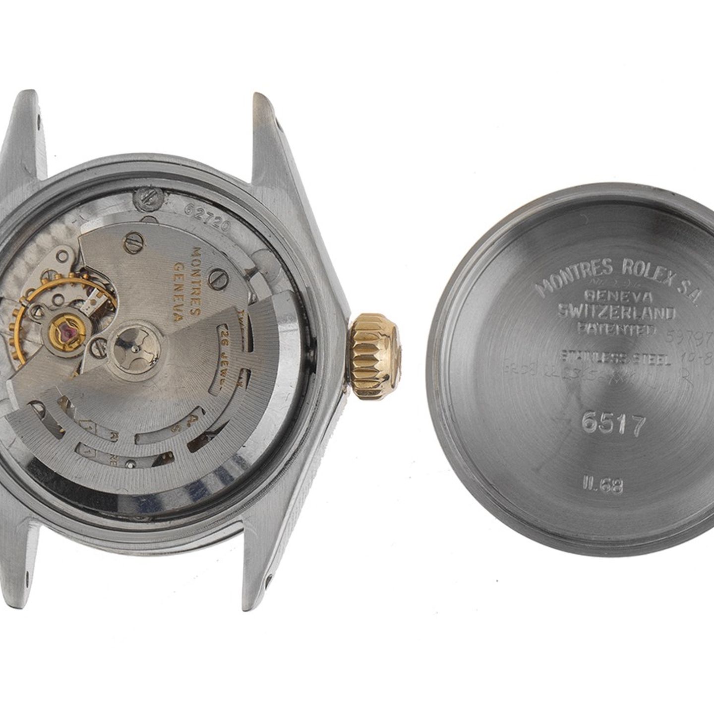 Rolex Oyster Perpetual Lady Date 6517 (1968) - 26mm Staal (6/8)