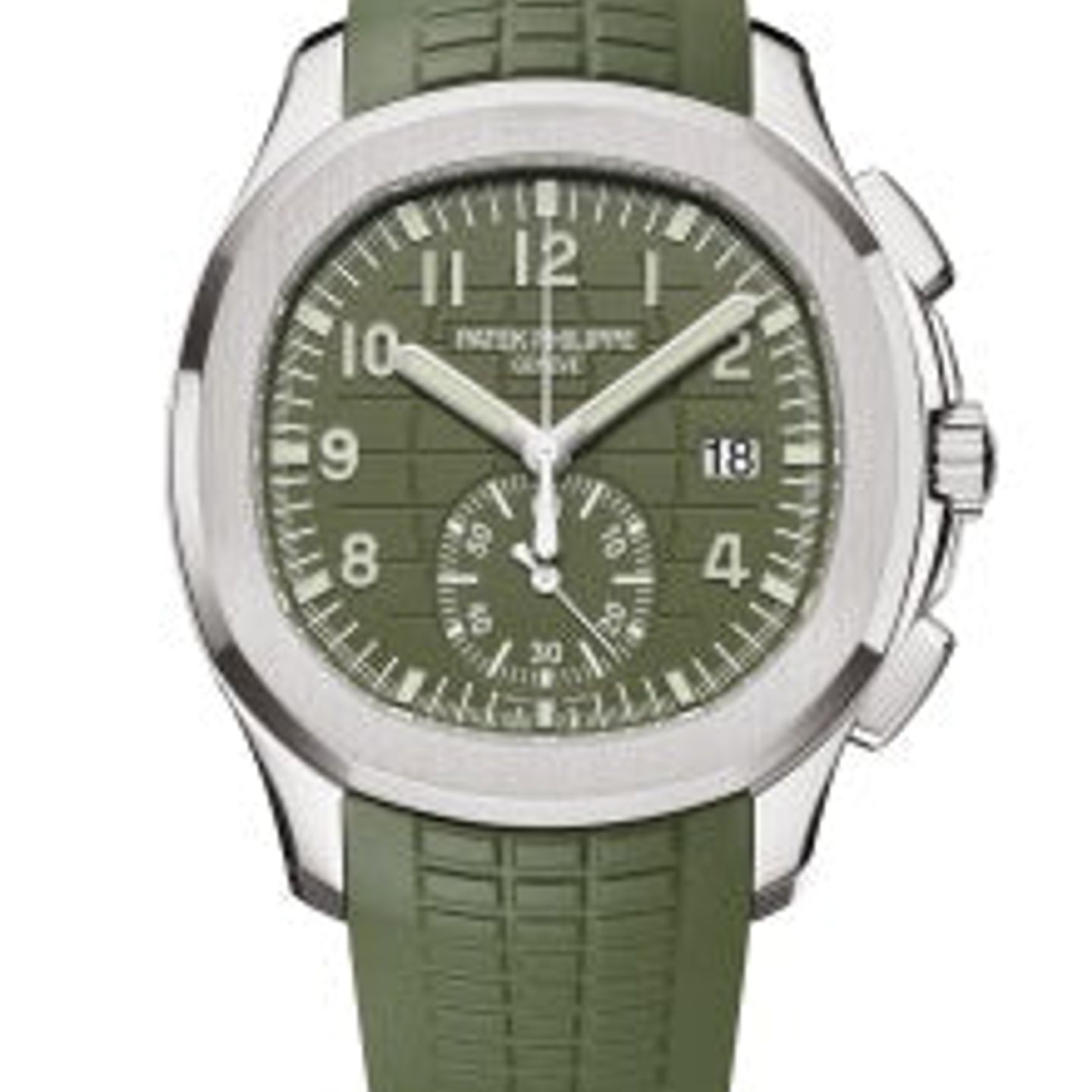 Patek Philippe Aquanaut 5968G-010 (2024) - Groen wijzerplaat 42mm Witgoud (1/1)
