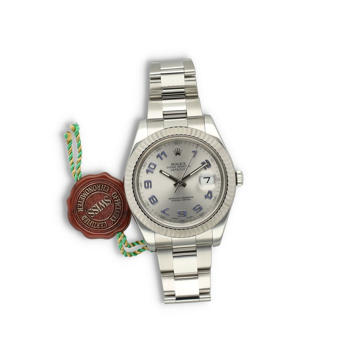 Rolex Datejust 36 116334 (2009) - Zilver wijzerplaat 36mm Staal (7/8)
