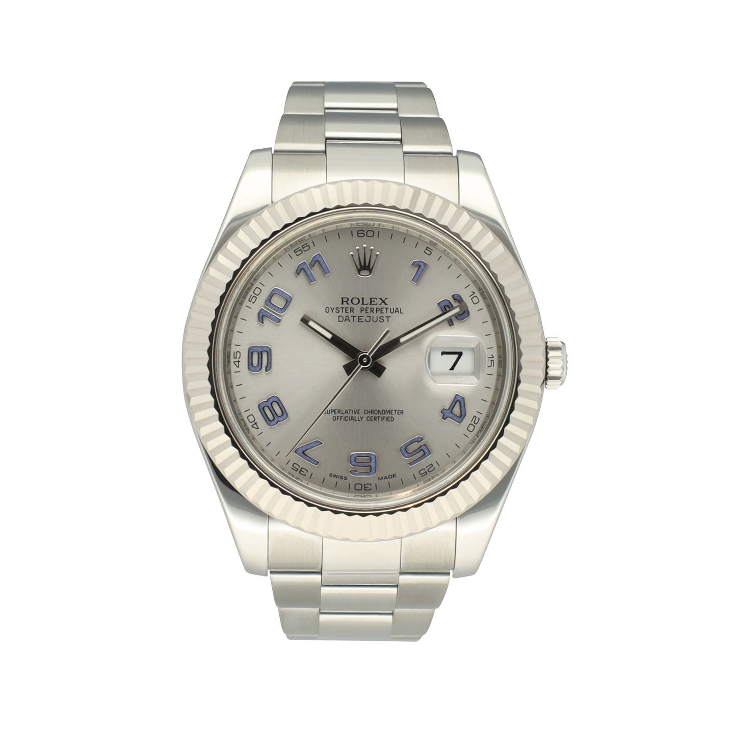 Rolex Datejust 36 116334 (2009) - Zilver wijzerplaat 36mm Staal (2/8)