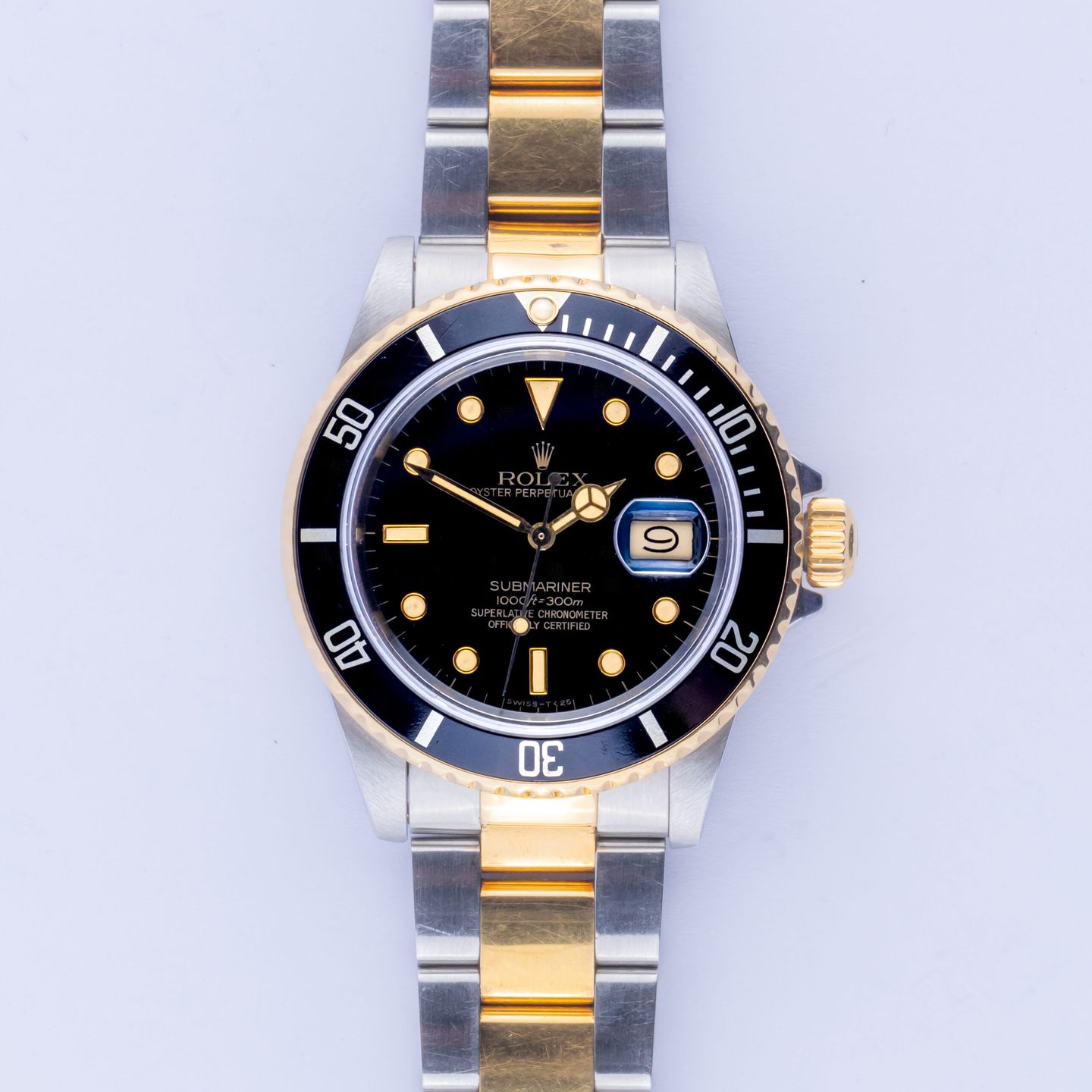 Rolex Submariner Date 16803 (1984) - 40mm Goud/Staal (3/8)