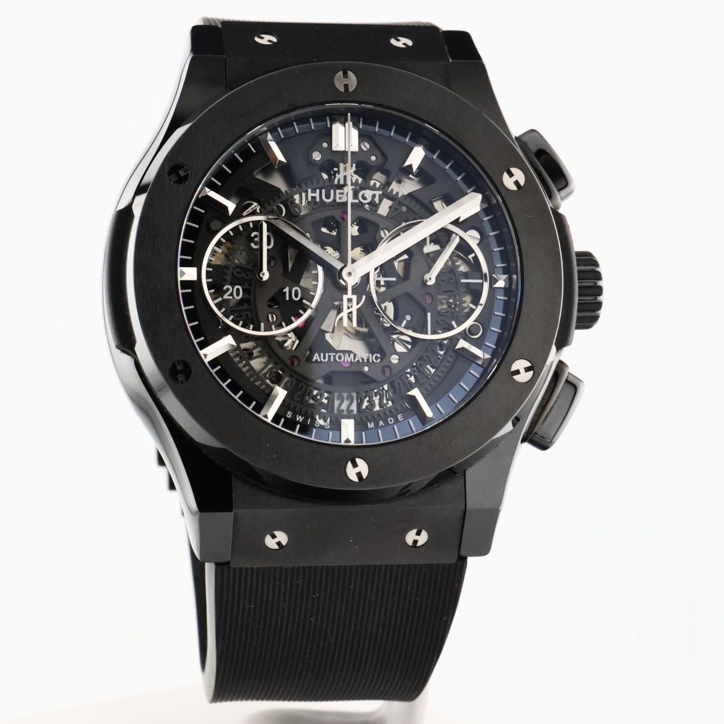 Hublot Classic Fusion Aerofusion 525.CM.0170.RX (2019) - Transparant wijzerplaat 45mm Keramiek (1/1)