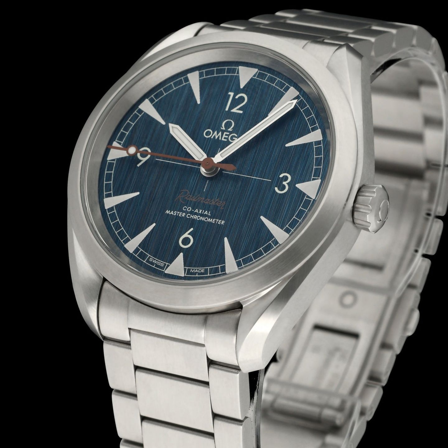 Omega Seamaster Railmaster 220.10.40.20.03.001 (2019) - Blue dial 40 mm Steel case (7/8)