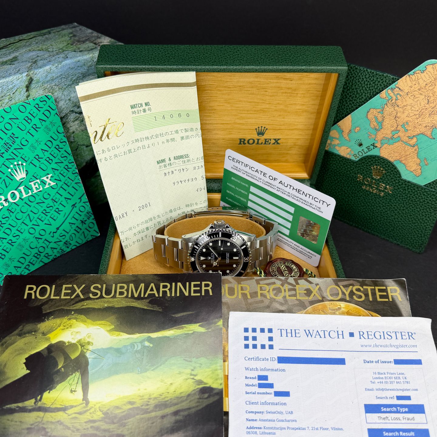 Rolex Submariner No Date 14060 (1999) - Zwart wijzerplaat 40mm Staal (2/7)