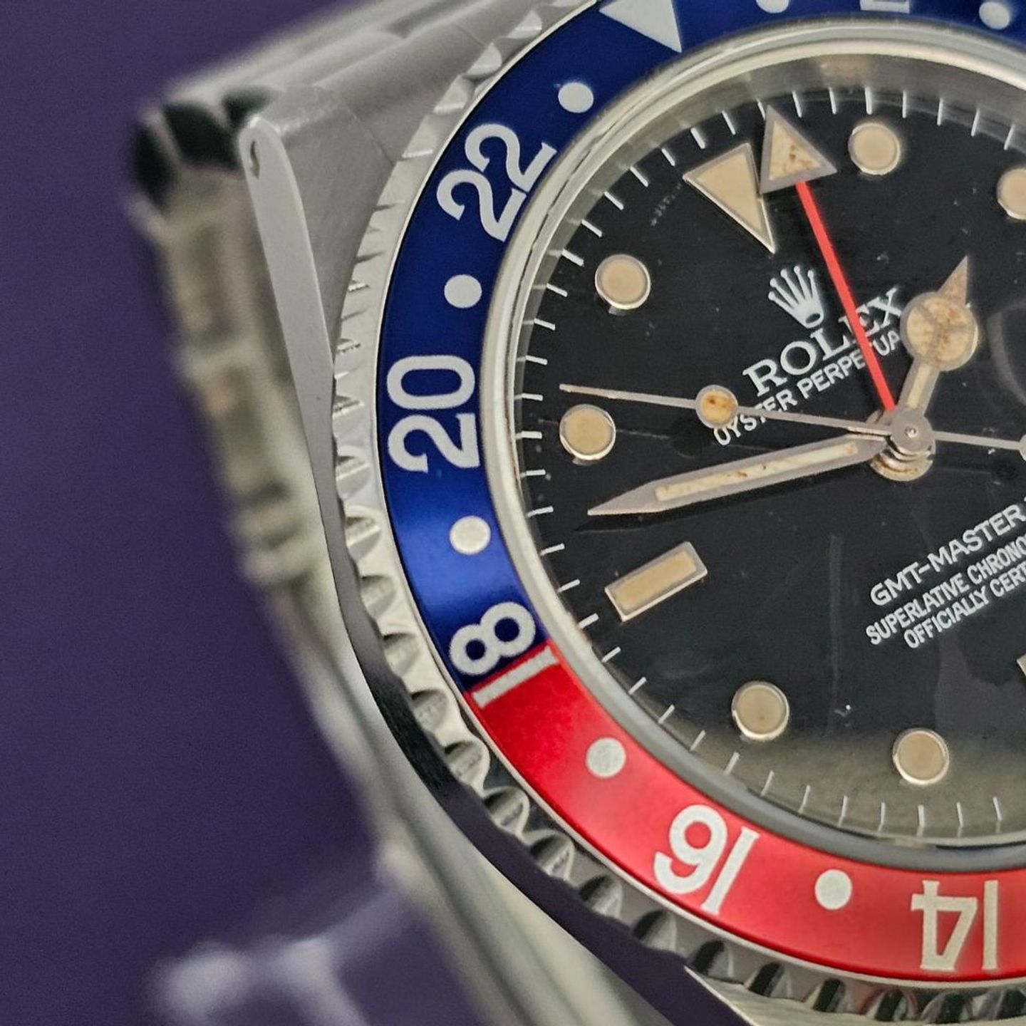 Rolex GMT-Master II 16710 (1996) - Zwart wijzerplaat 40mm Staal (2/4)