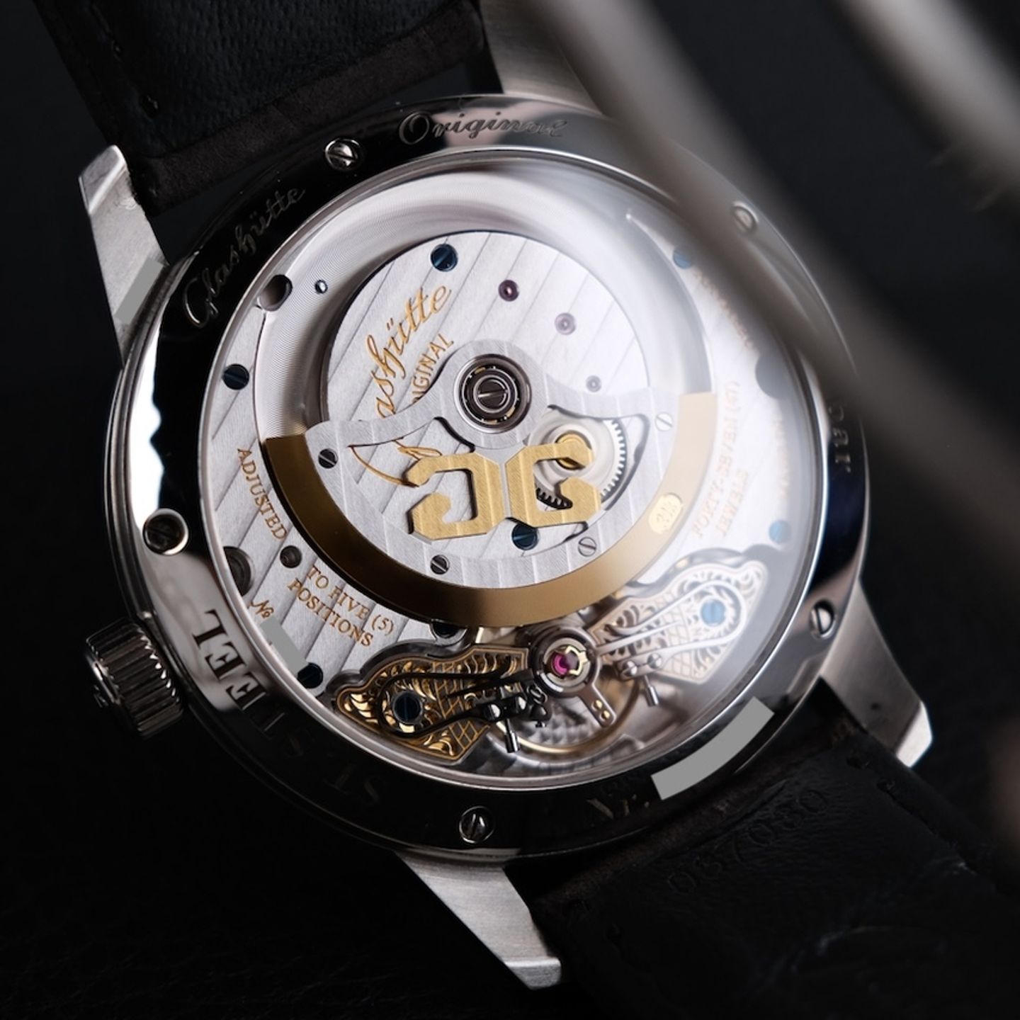 Glashütte Original PanoMaticLunar 1-90-02-43-32-05 (2019) - Grey dial 40 mm Steel case (8/8)