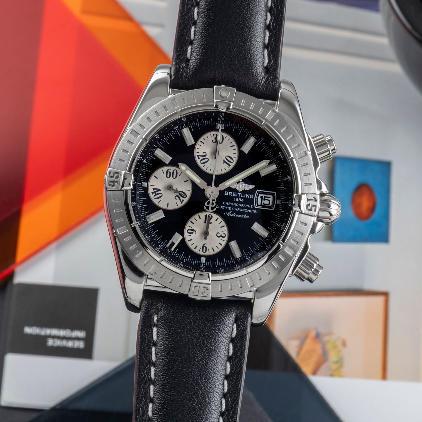 Breitling Chronomat Evolution A13356 (2004) - 44mm Staal (3/8)