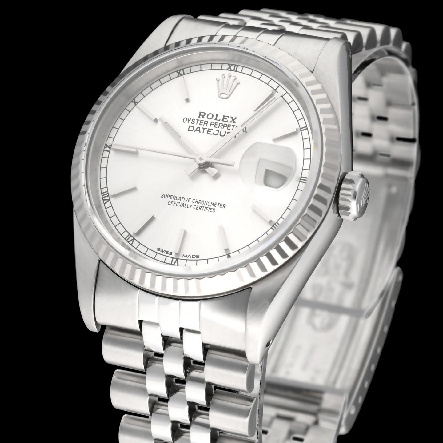Rolex Datejust 36 16234 (1991) - 36 mm Steel case (7/8)