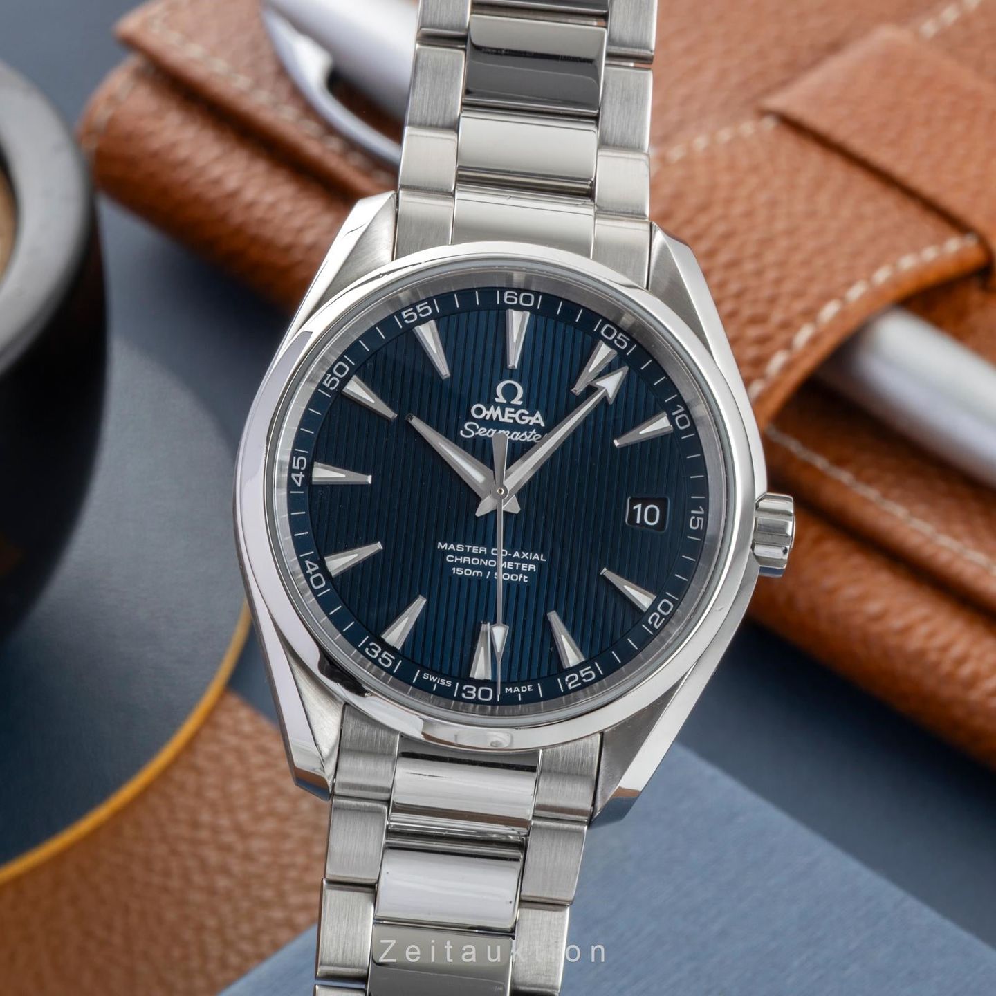 Omega Seamaster Aqua Terra 231.10.42.21.03.003 (Unknown (random serial)) - Blue dial 42 mm Steel case (1/8)
