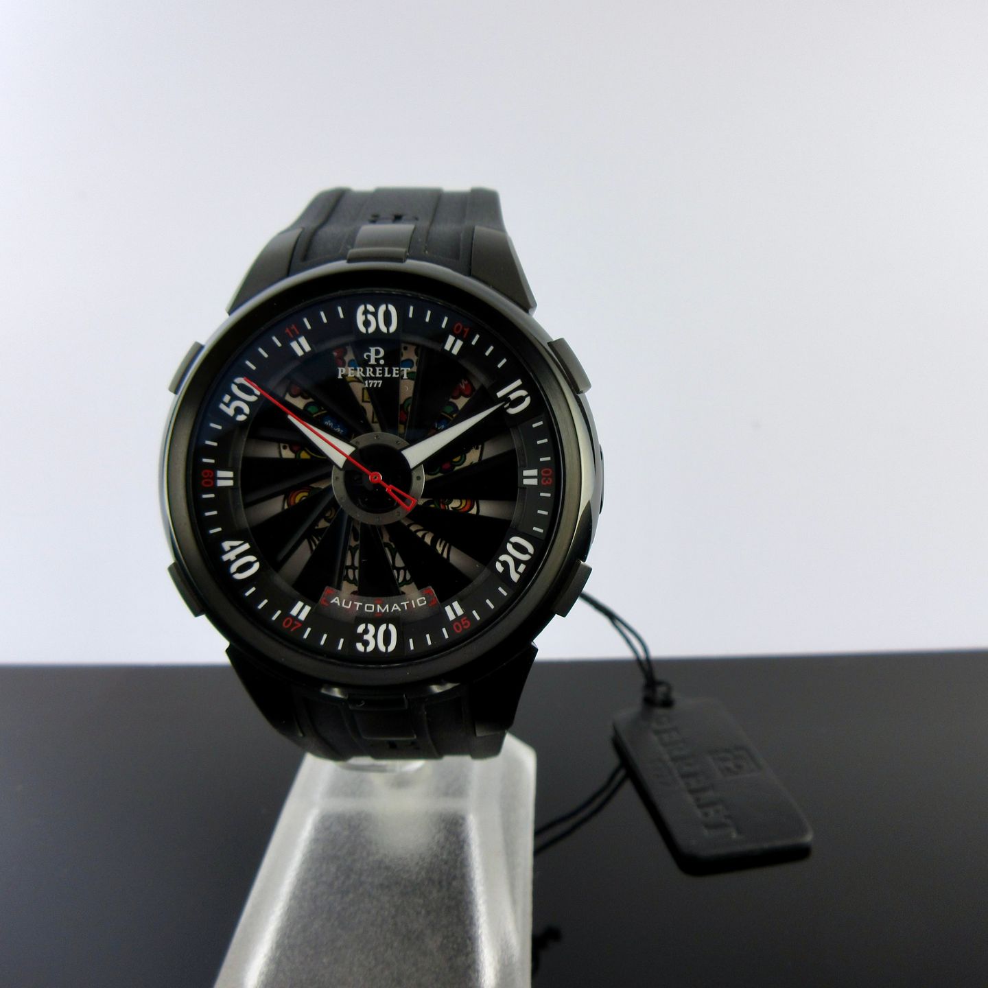 Perrelet Unknown A1051/S2 (2025) - Black dial 48 mm Steel case (2/8)