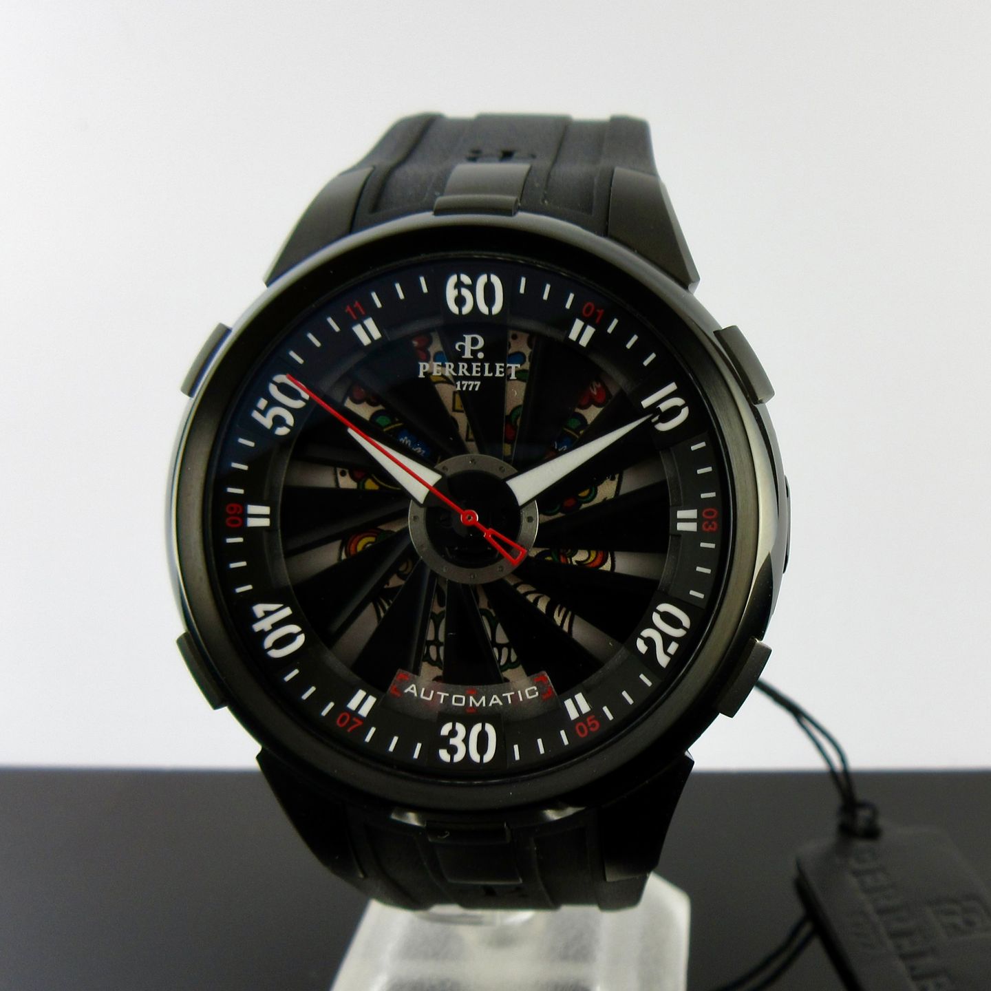 Perrelet Unknown A1051/S2 (2025) - Black dial 48 mm Steel case (1/8)