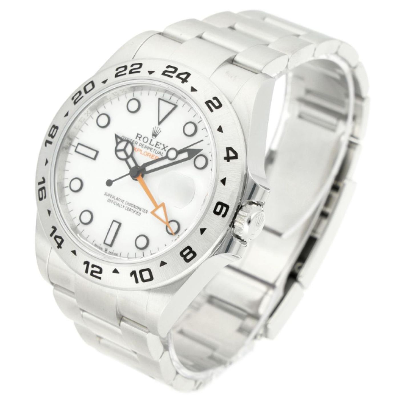 Rolex Explorer II 226570 (2025) - Wit wijzerplaat 42mm Staal (5/5)