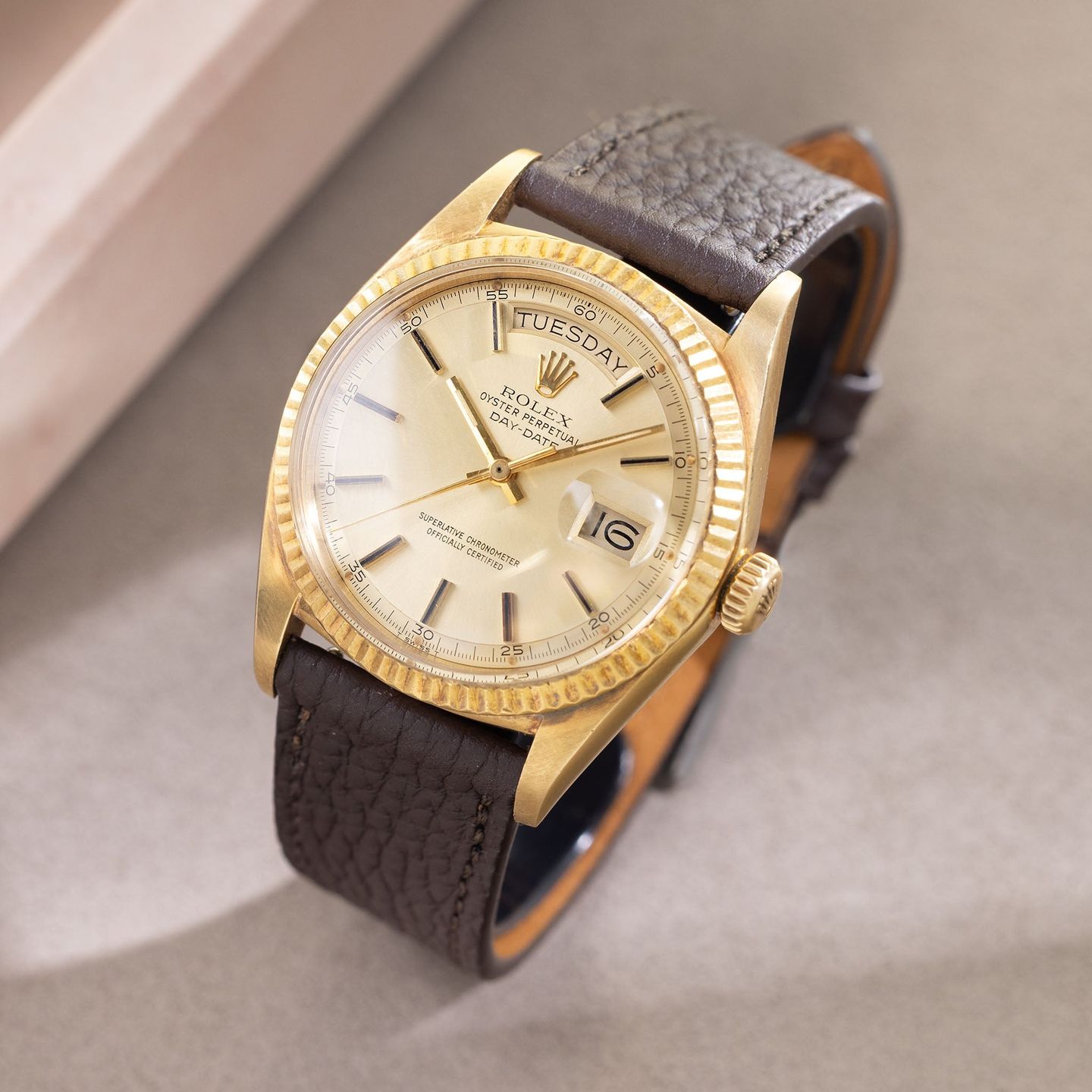 Rolex Day-Date 1803 (1970) - 36mm Geelgoud (1/7)