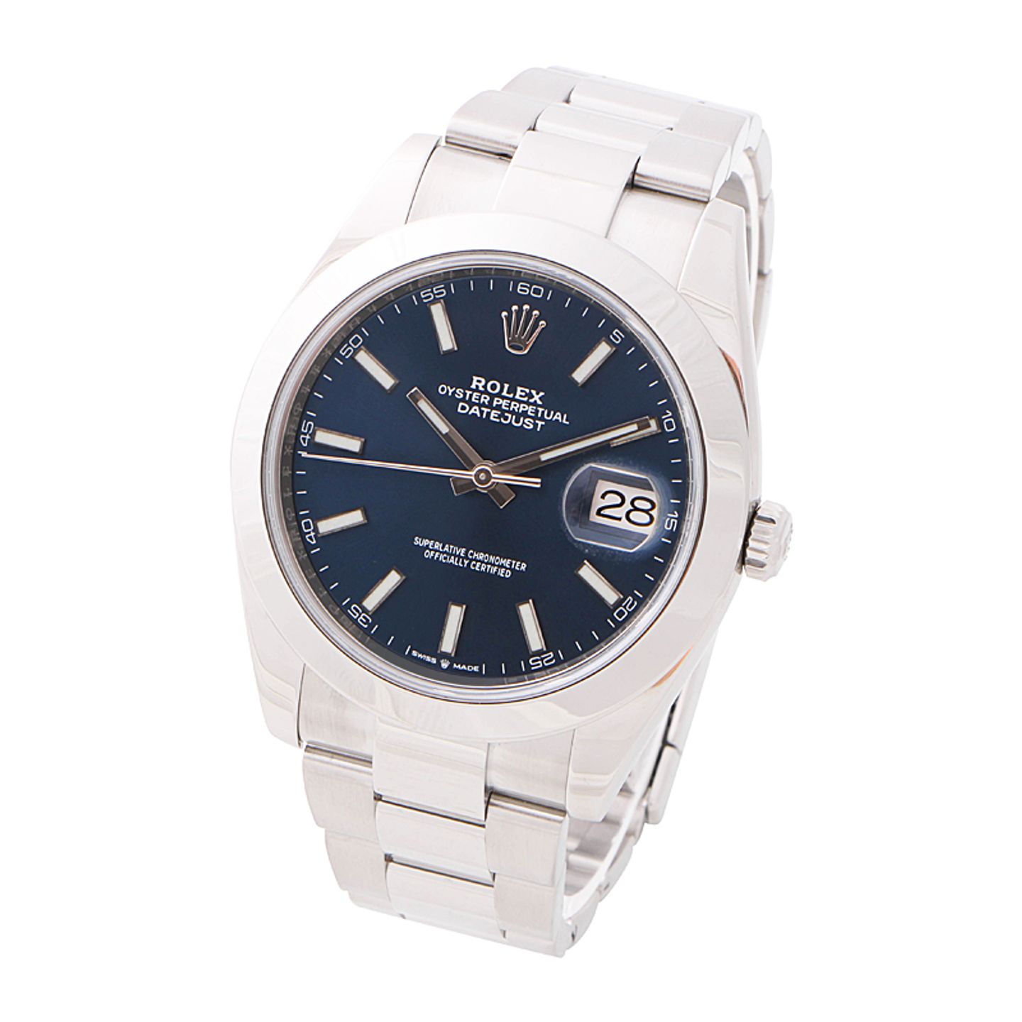 Rolex Datejust 41 126300 (2025) - Blauw wijzerplaat 41mm Staal (6/12)