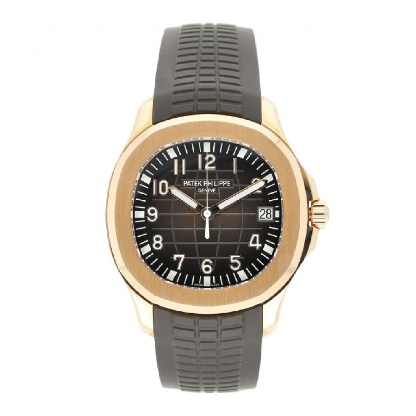 Patek Philippe Aquanaut 5167R-001 (2020) - Bruin wijzerplaat 40mm Roségoud (1/5)