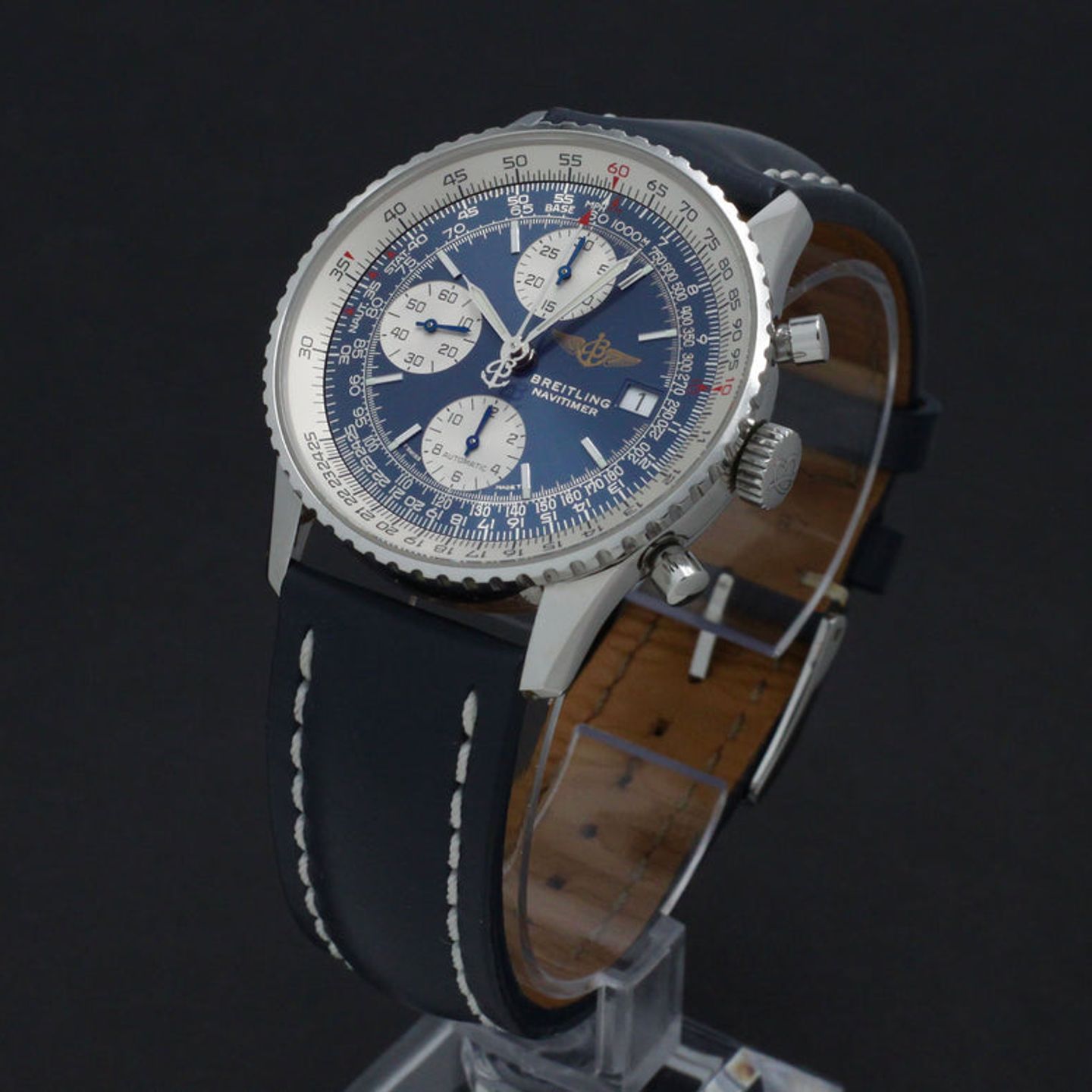 Breitling Old Navitimer A13322 (1999) - Blauw wijzerplaat 41mm Staal (5/7)