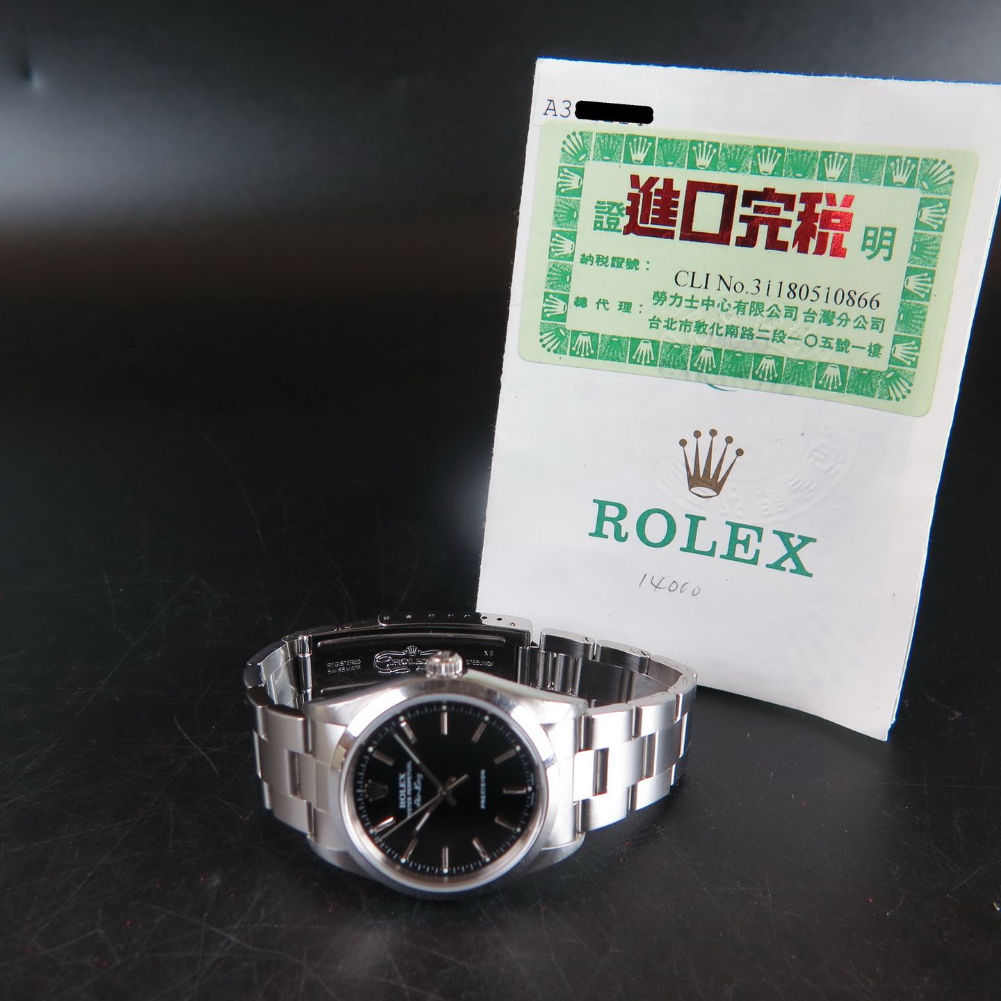 Rolex Air-King 14000 (1999) - 34mm Staal (4/4)