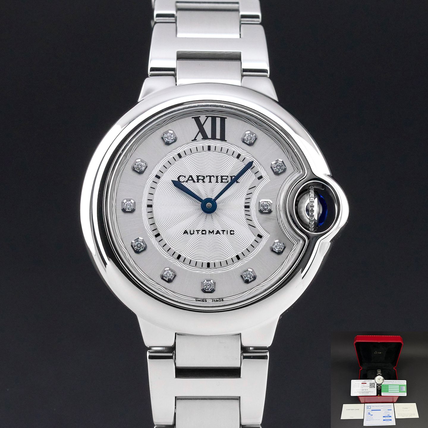 Cartier Ballon Bleu 33mm W4BB0021 - (1/8)