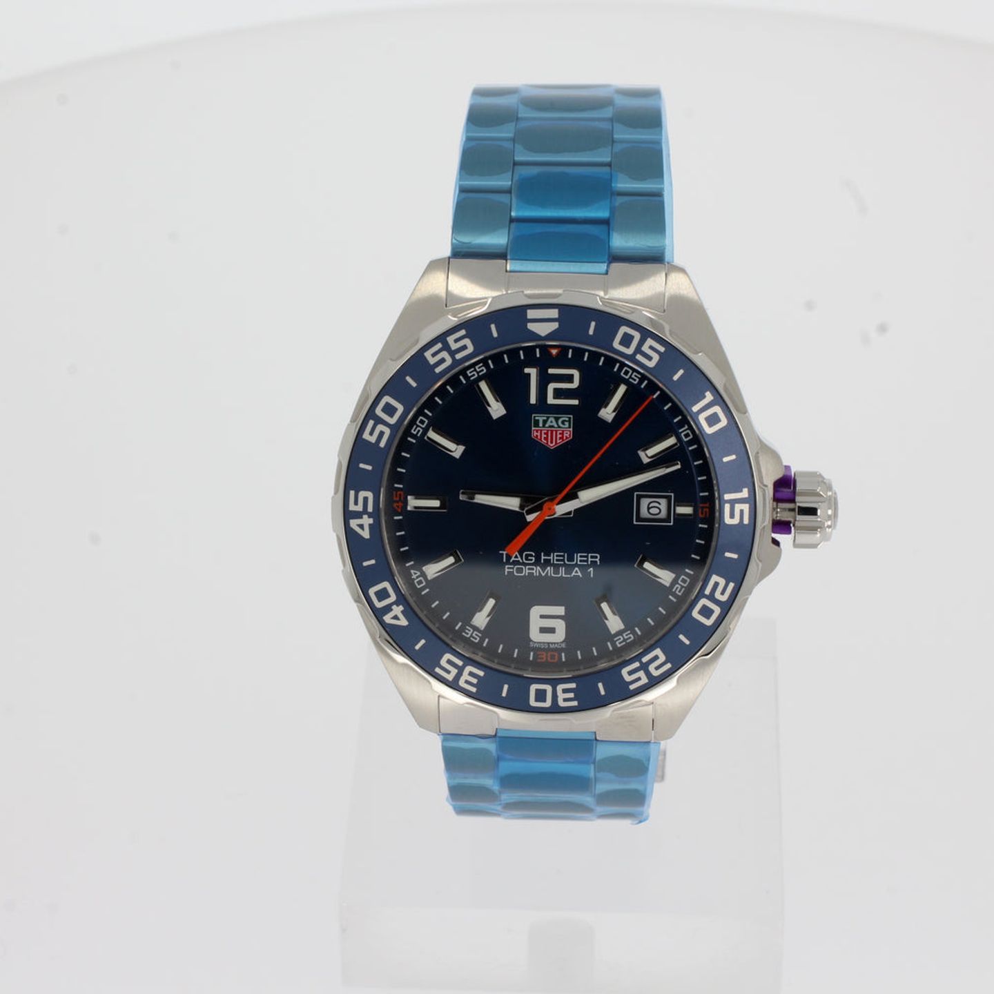 TAG Heuer Formula 1 Quartz WAZ1010.BA0842 (2024) - Blauw wijzerplaat 43mm Staal (1/4)