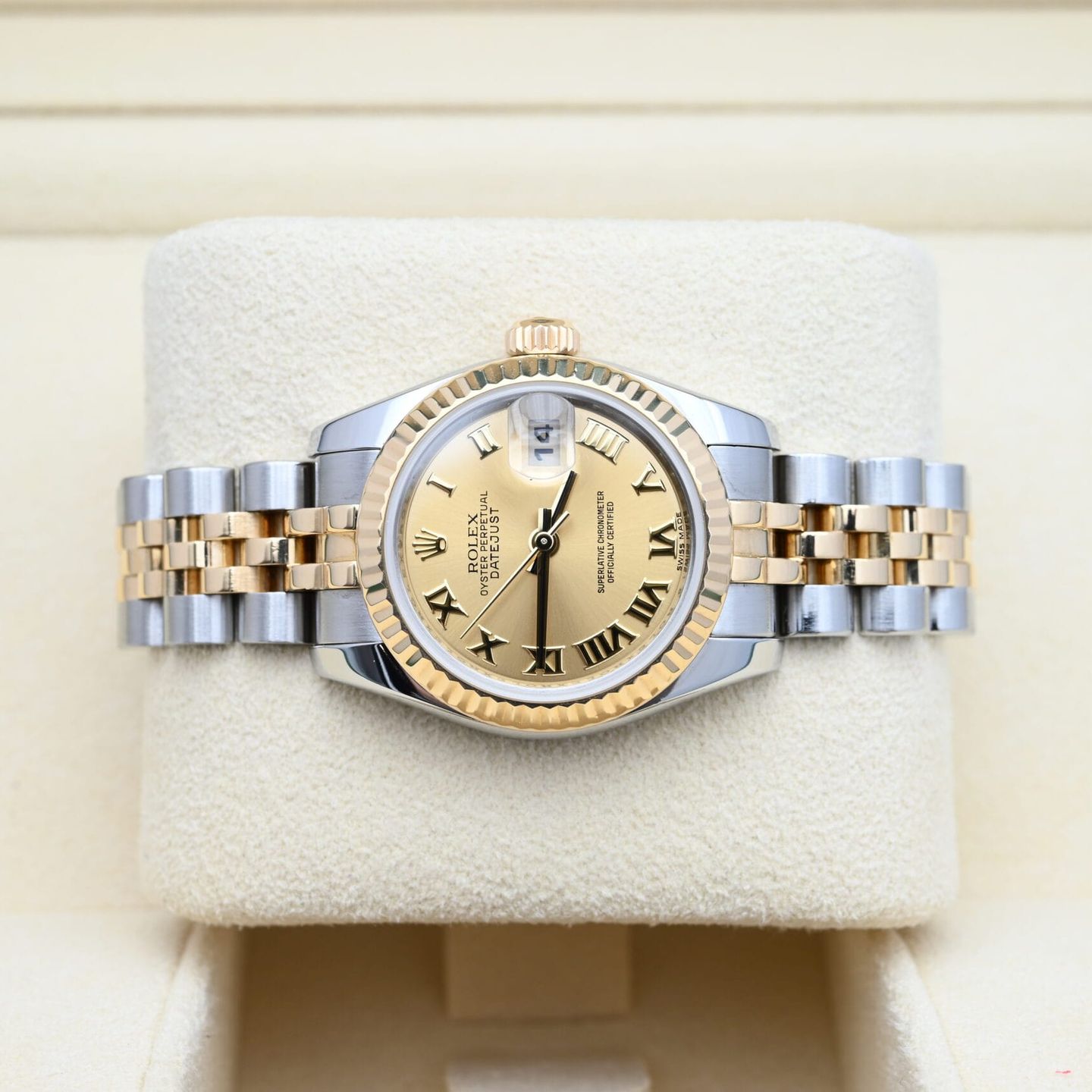 Rolex Lady-Datejust 179173 (2012) - Goud wijzerplaat 26mm Goud/Staal (5/7)