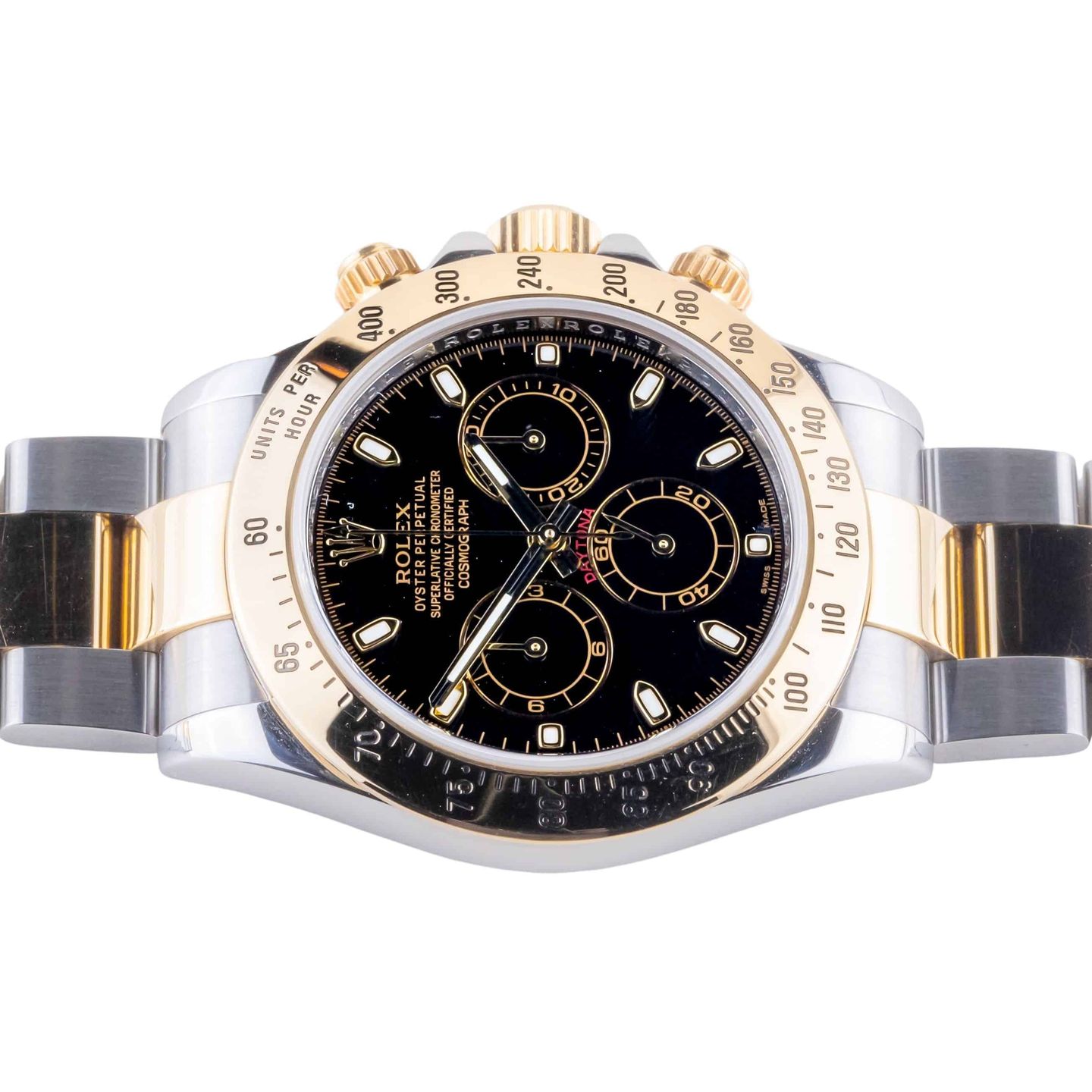 Rolex Daytona 116523 (2008) - 40 mm Gold/Steel case (5/8)