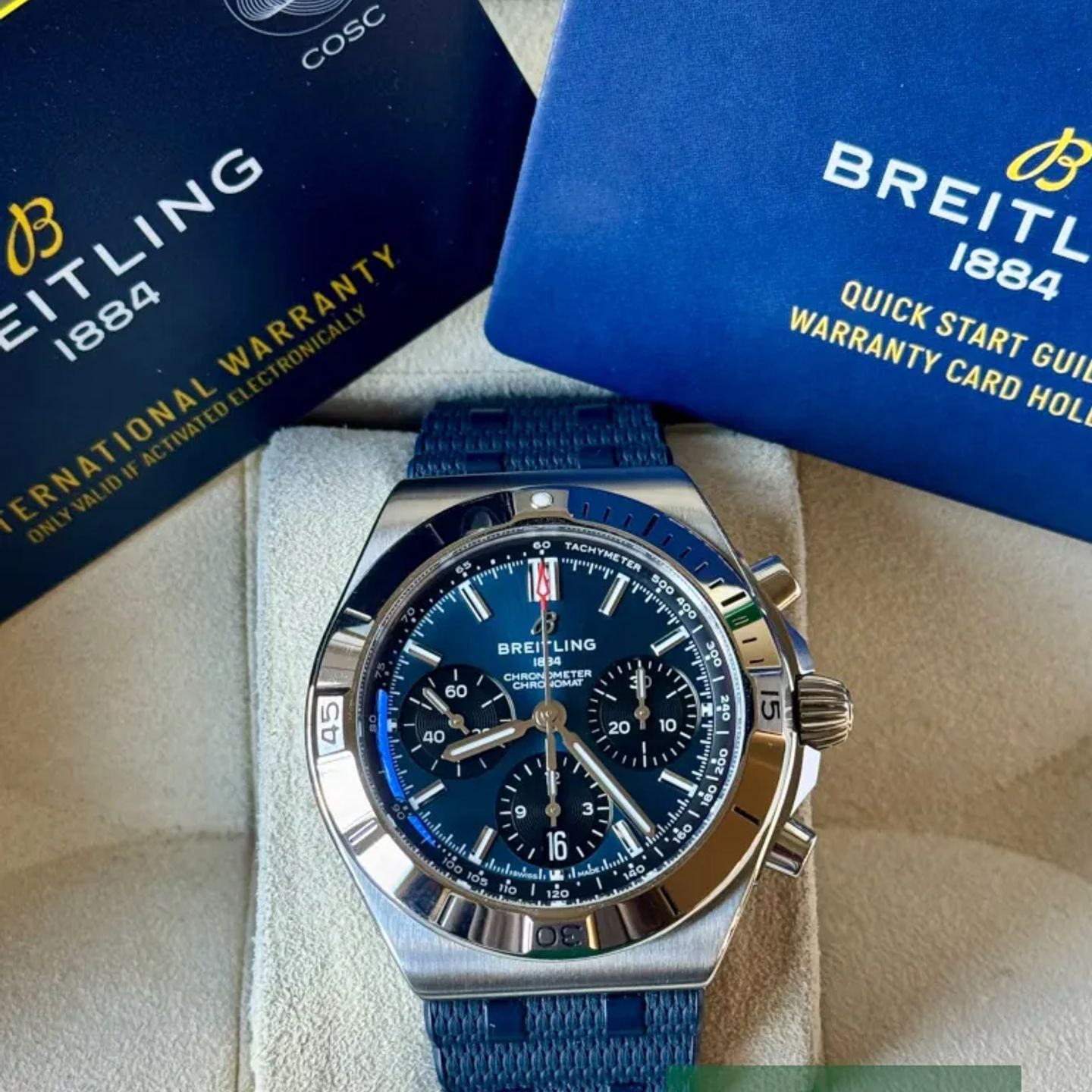 Breitling Chronomat AB0158101C1S1 (2026) - Blue dial 42 mm Steel case (6/6)