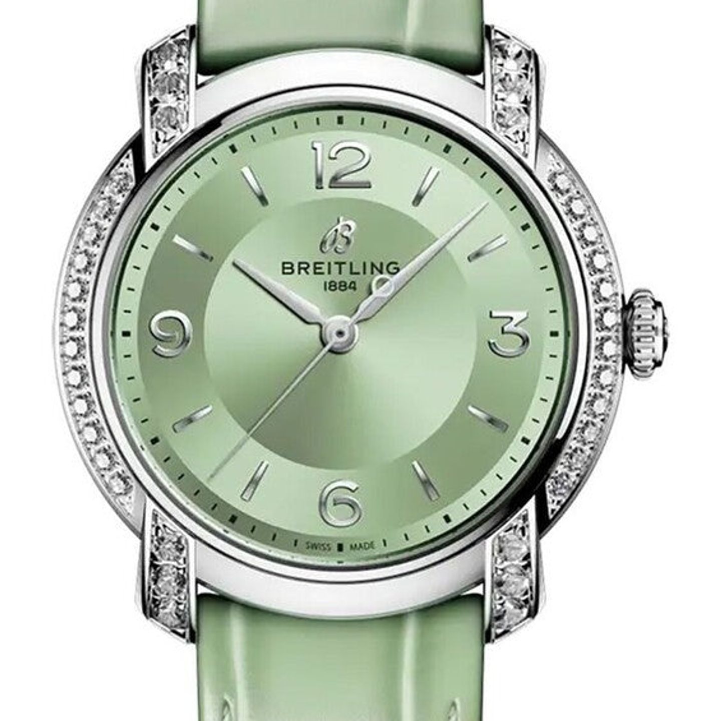 Breitling Premier A10310671L1P1 (2026) - Green dial 36 mm Steel case (1/1)
