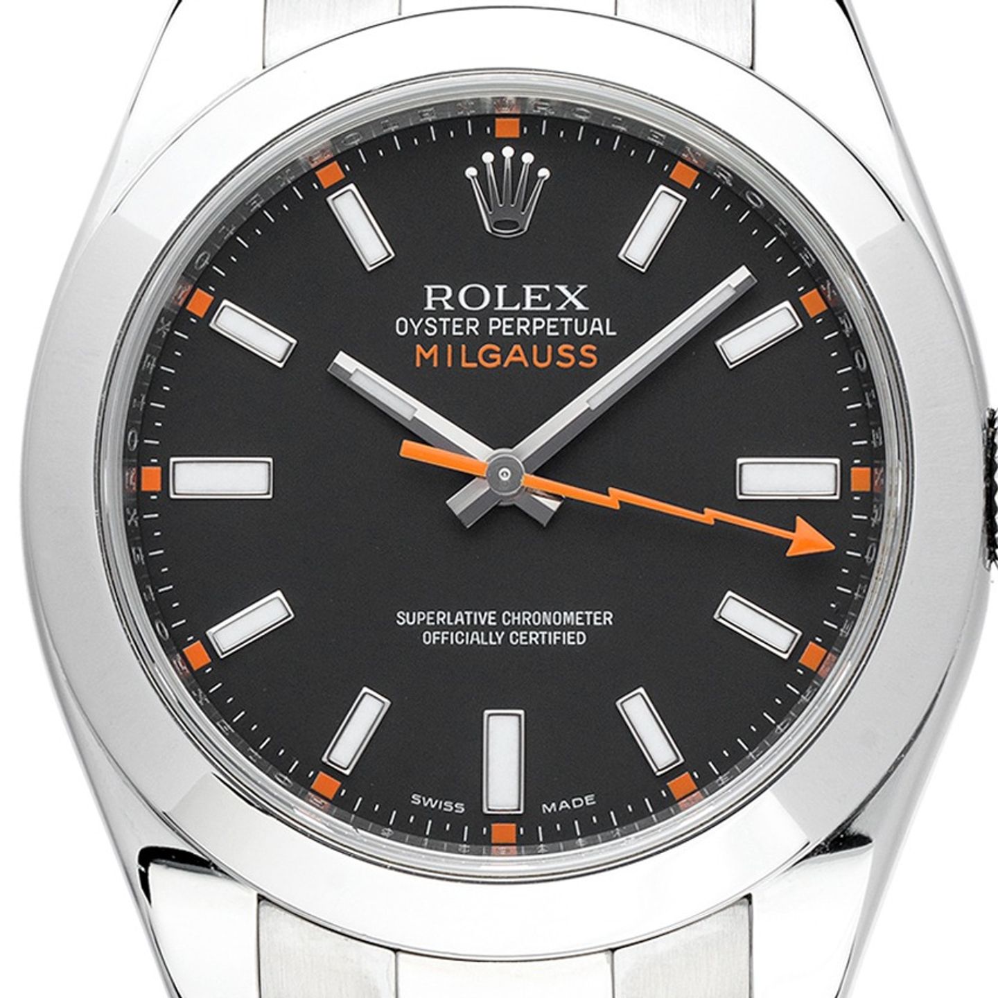 Rolex Milgauss 116400 (2008) - 40mm Staal (1/7)