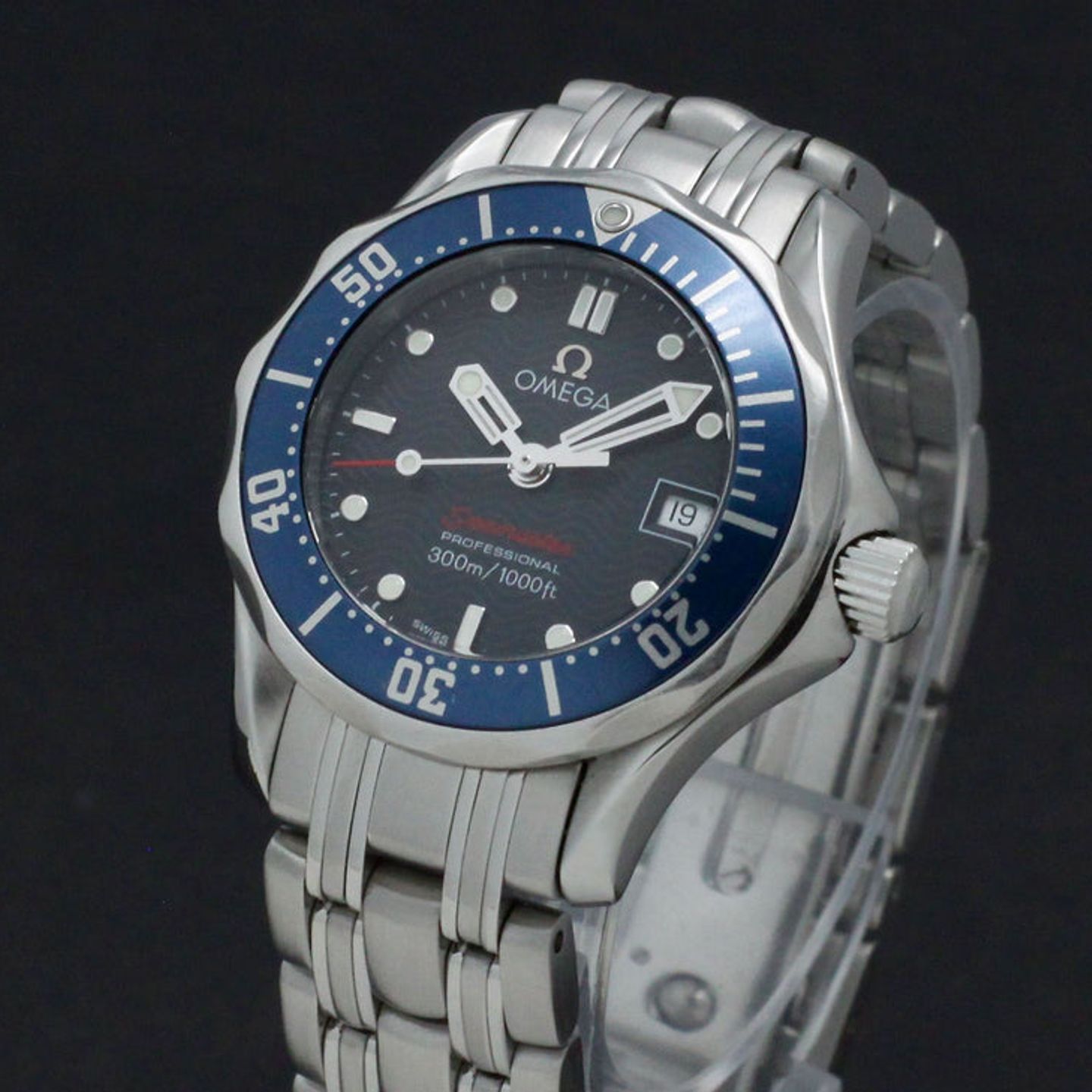 Omega Seamaster Diver 300 M 2224.80.00 (2013) - Blue dial 28 mm Steel case (7/7)