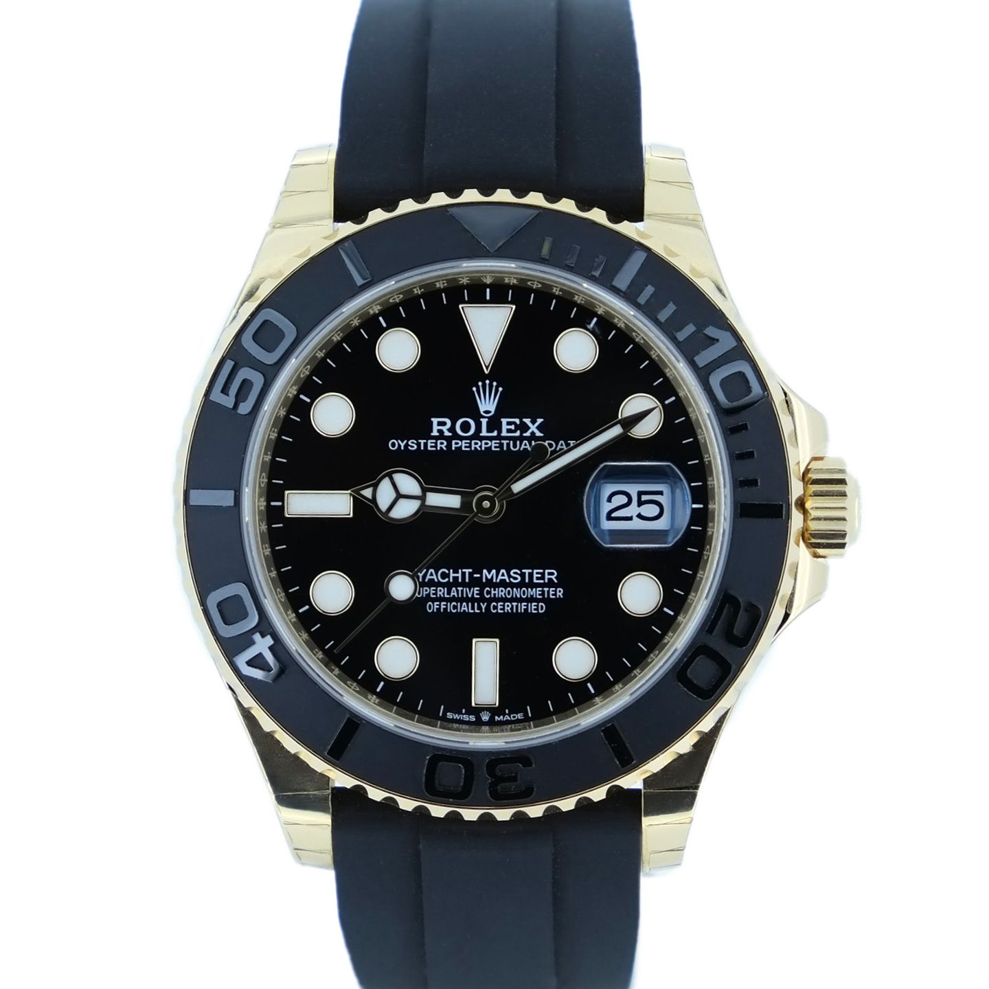 Rolex Yacht-Master 42 226658 (2023) - Black dial 42 mm Yellow Gold case (1/6)