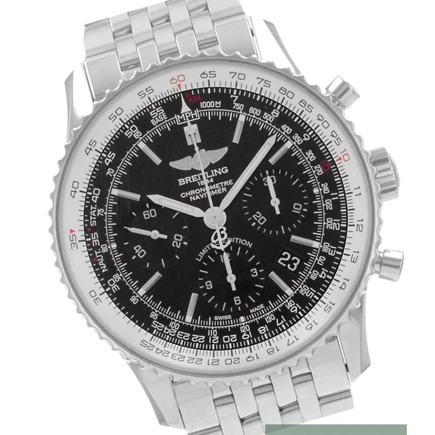 Breitling Navitimer 01 AB01211Y/BE65 (2016) - Zwart wijzerplaat 43mm Staal (1/1)