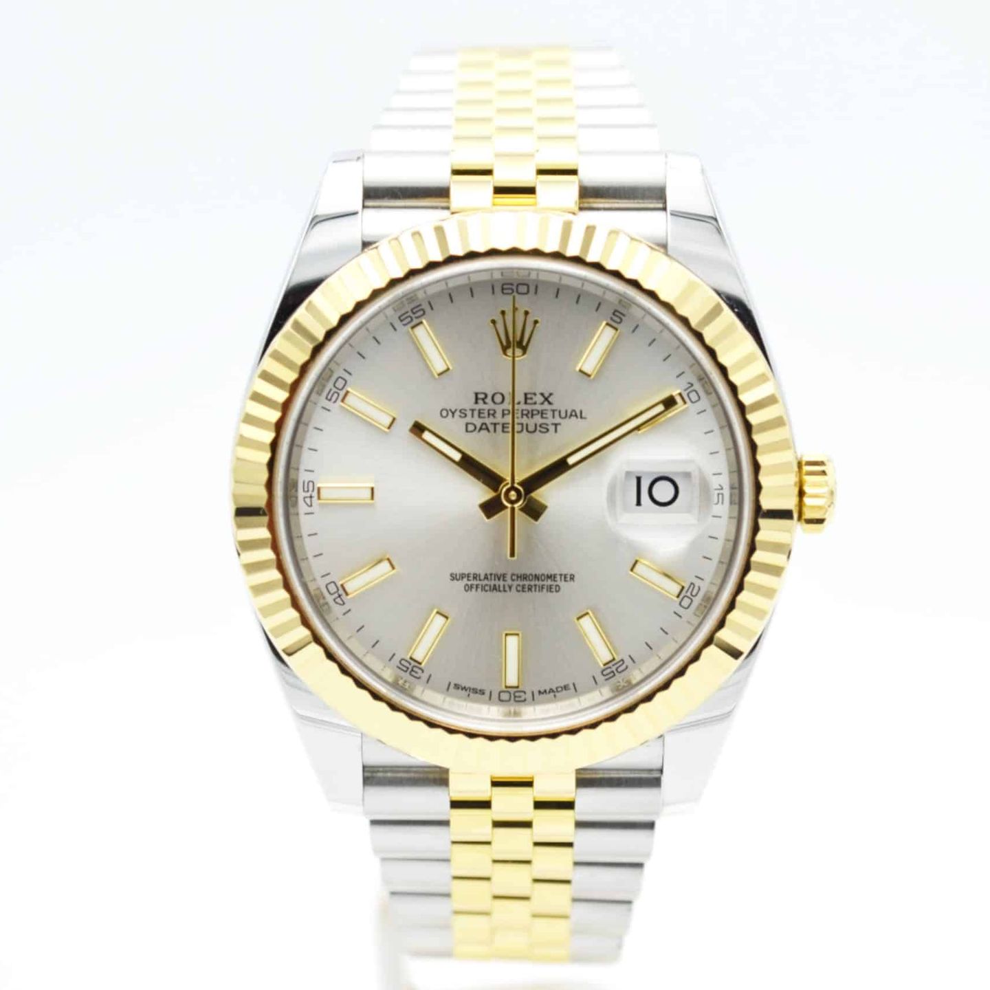 Rolex Datejust 41 126333 (2017) - Zilver wijzerplaat 41mm Goud/Staal (1/7)