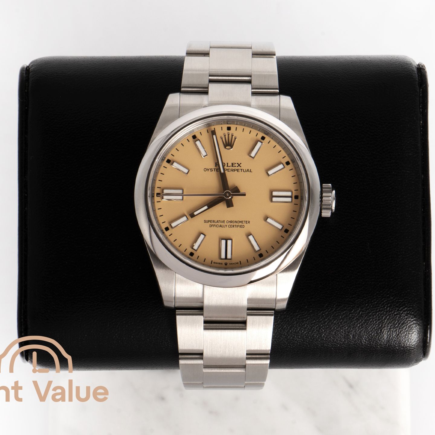 Rolex Oyster Perpetual 41 134300 (2025) - Beige dial 41 mm Steel case (1/6)