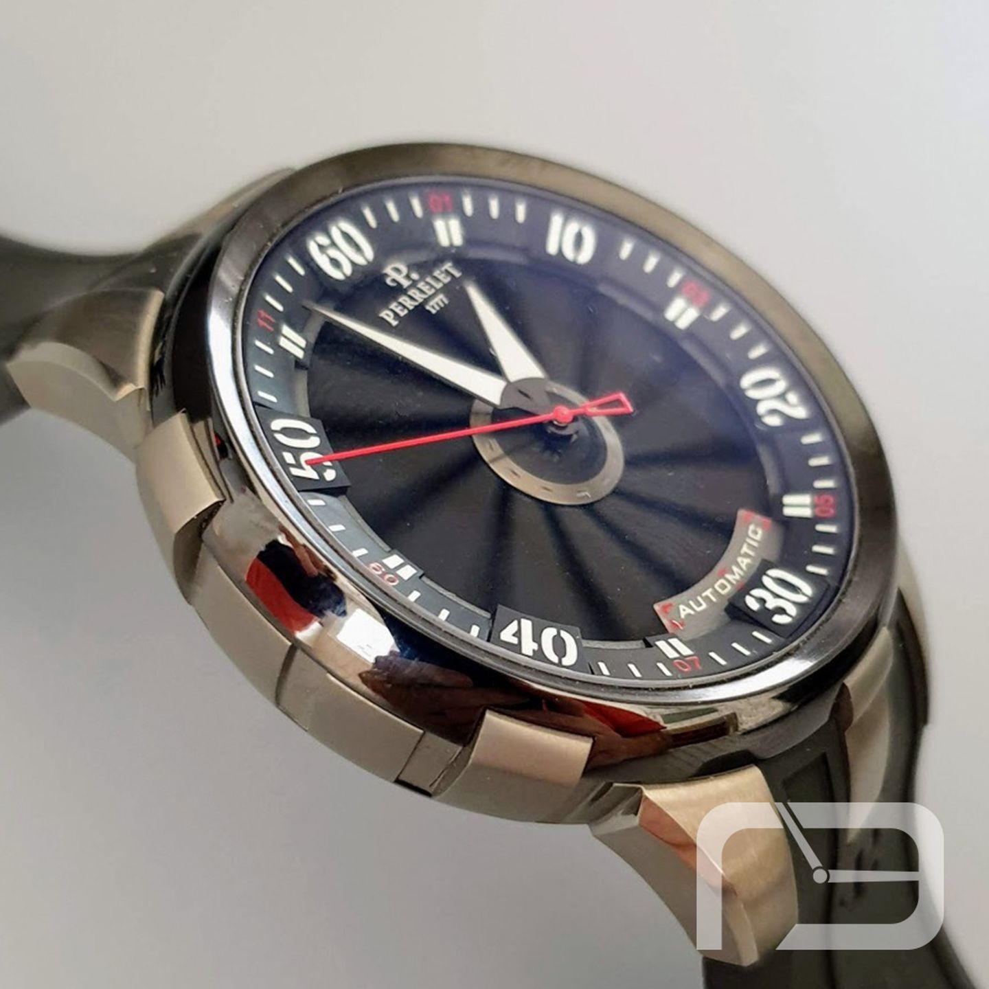 Perrelet Turbine A1050/1 (2024) - Meerkleurig wijzerplaat 48mm Titanium (3/8)