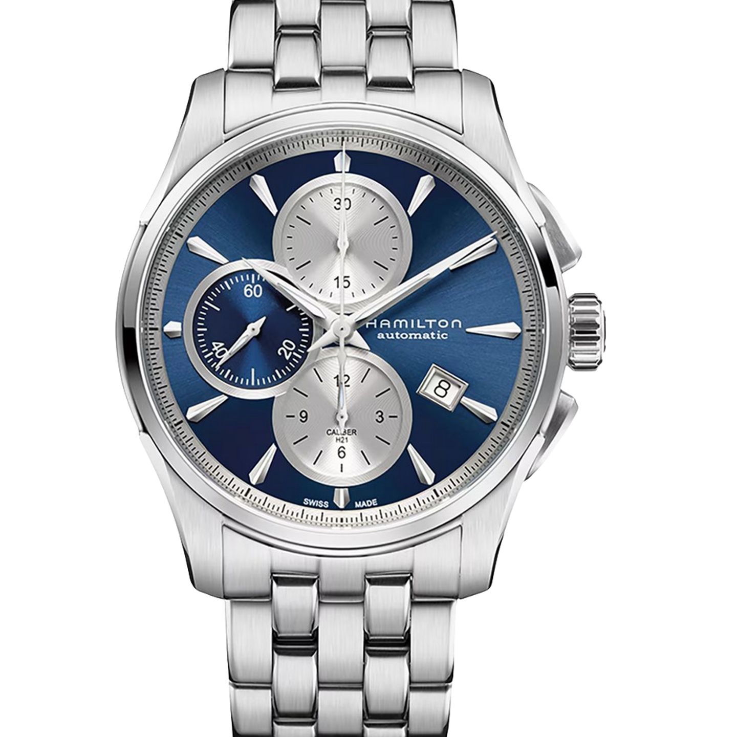 Hamilton Jazzmaster Auto Chrono H32596141 (2024) - Blue dial 42 mm Steel case (1/1)