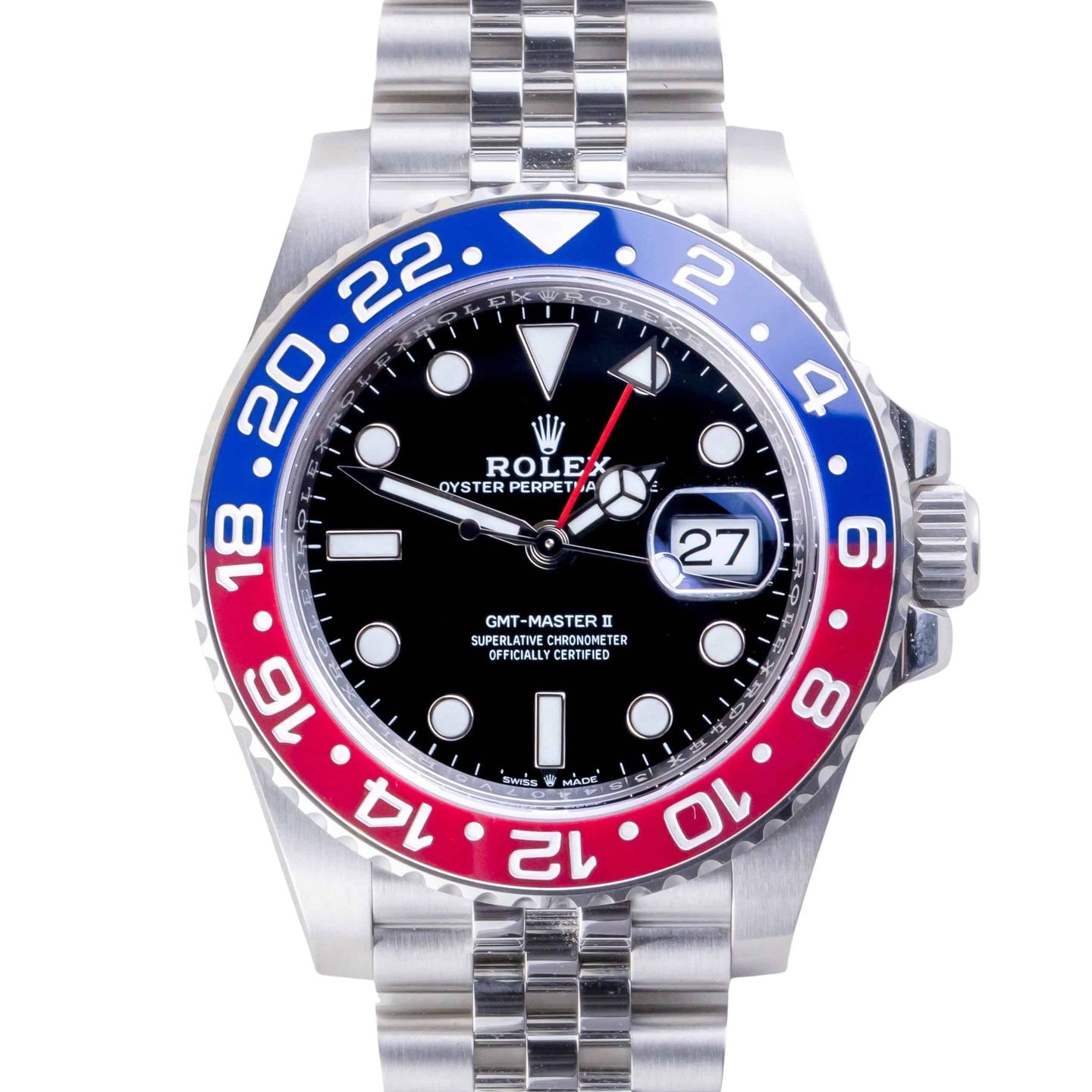 Rolex GMT-Master II 126710BLRO (2018) - Zwart wijzerplaat 40mm Staal (3/8)