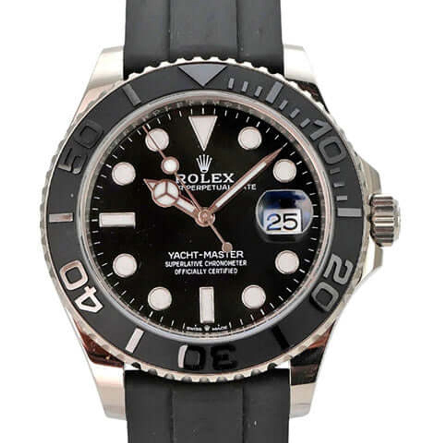 Rolex Yacht-Master 42 226659 (2022) - Black dial 42 mm White Gold case (1/8)