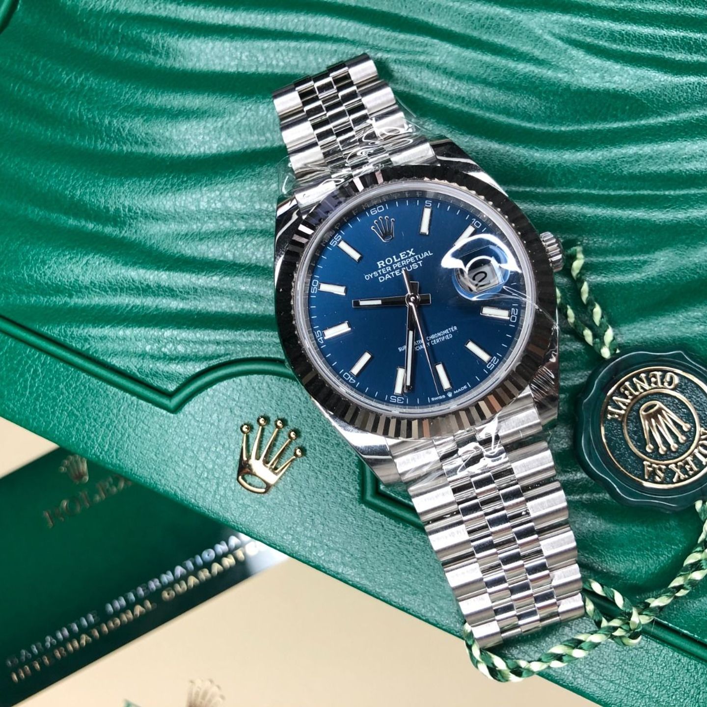 Rolex Datejust 41 126334 (2023) - Blue dial 41 mm Steel case (6/7)