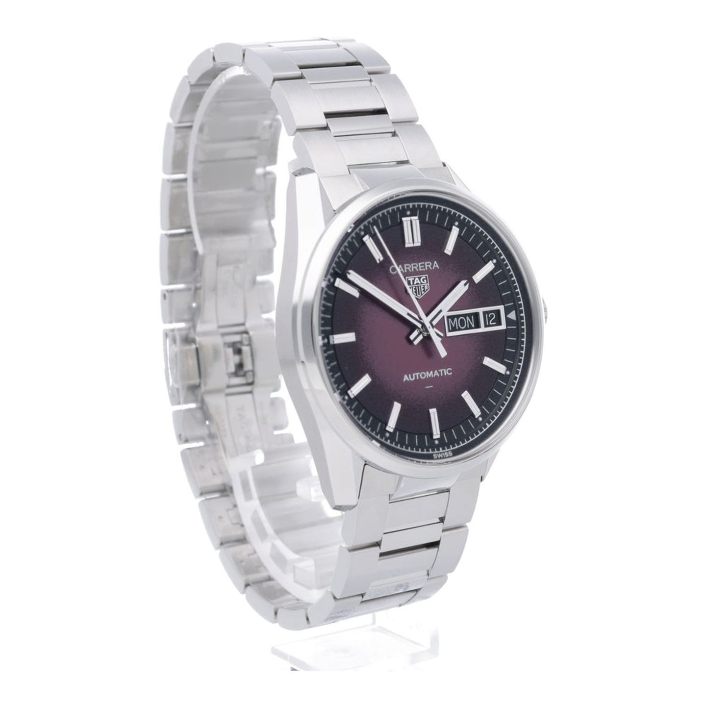 TAG Heuer Carrera WDA2113.BA0043 (2025) - Red dial 41 mm Steel case (7/7)