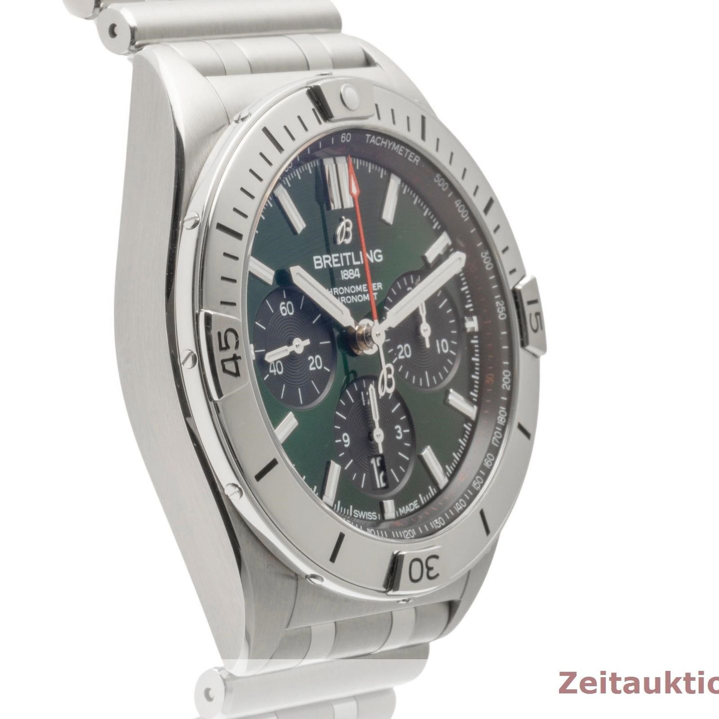 Breitling Chronomat 42 AB0134101L1A1 (2022) - Groen wijzerplaat 42mm Staal (7/8)