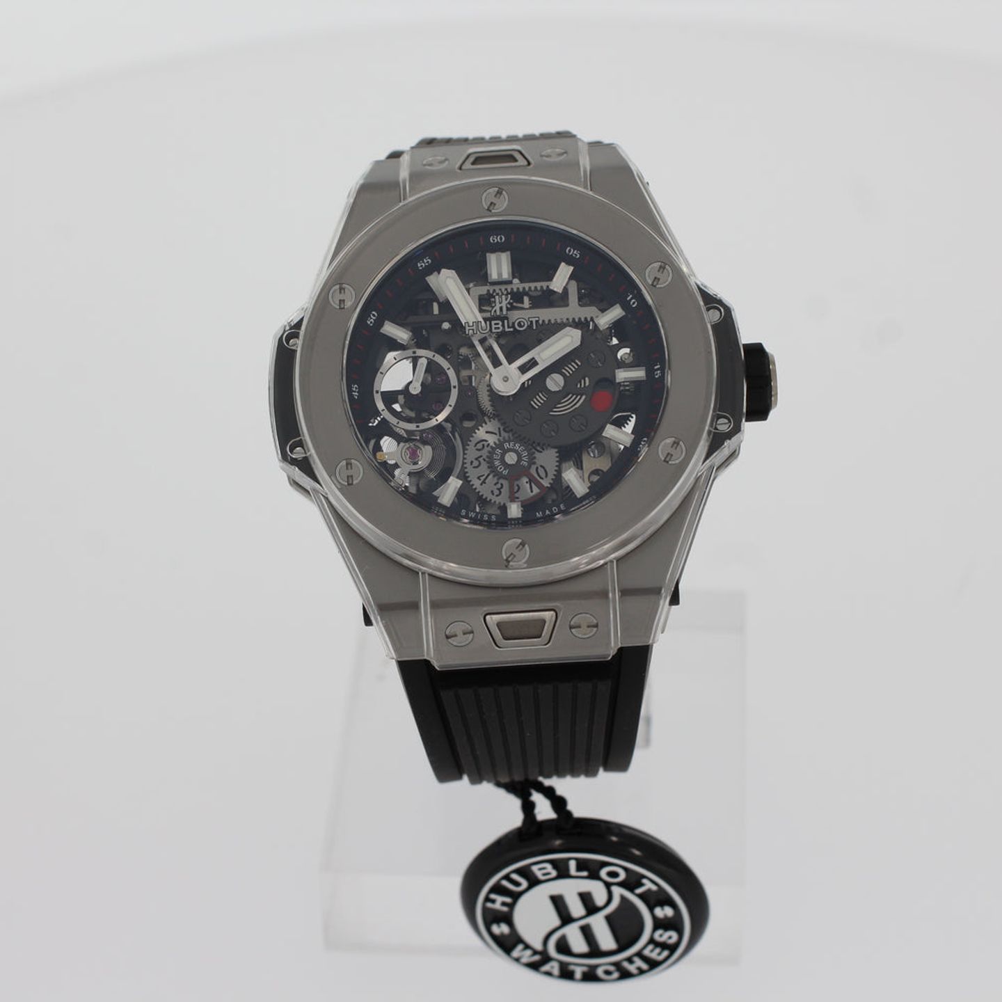 Hublot Big Bang Meca-10 414.NI.1123.RX (2024) - Transparent dial 45 mm Titanium case (1/4)