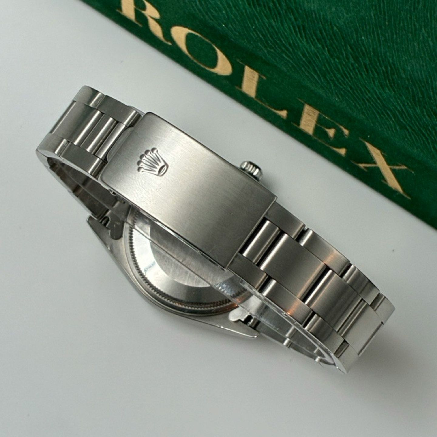Rolex Air-King 14000M (2002) - Black dial 34 mm Steel case (2/8)