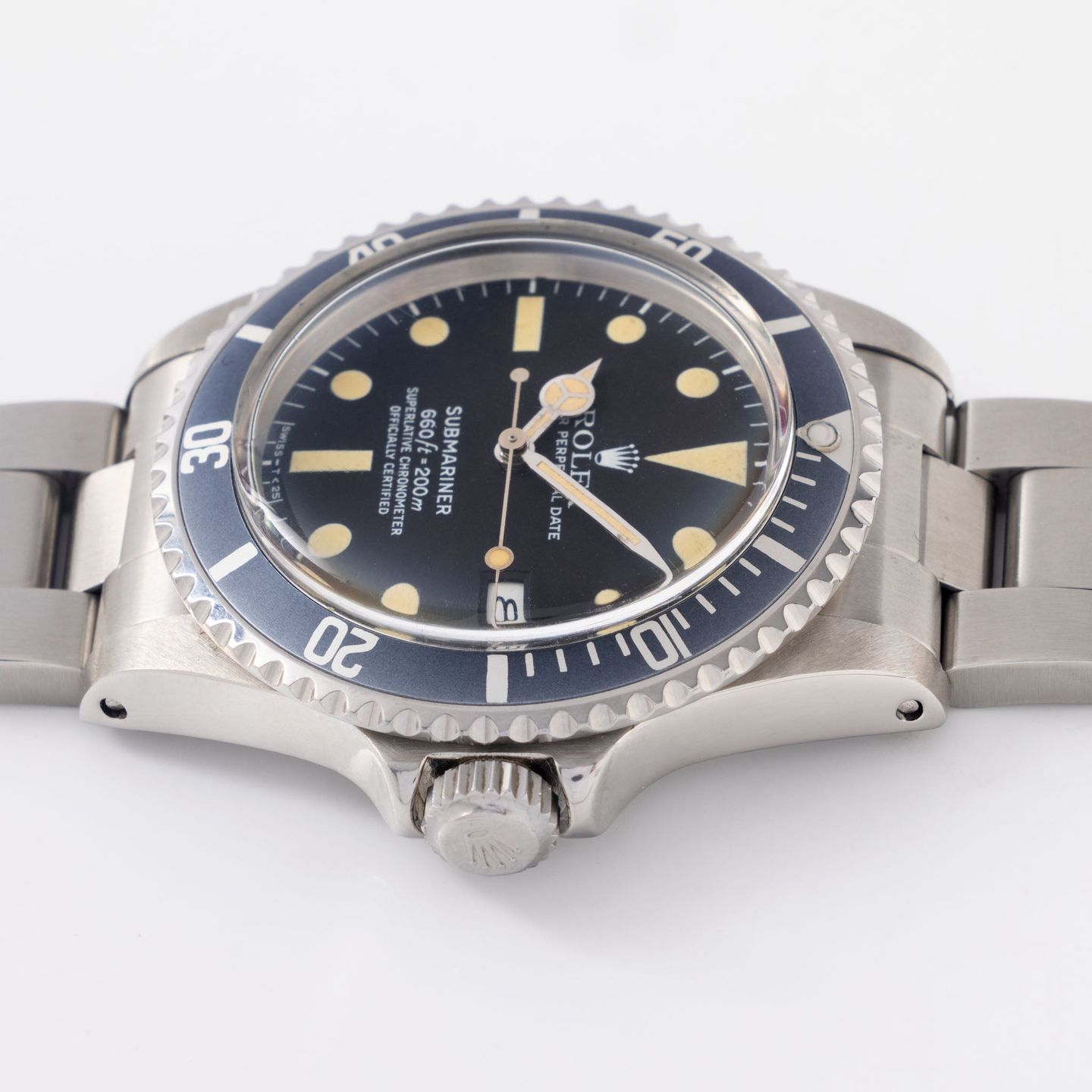 Rolex Submariner Date 1680 (1978) - Zwart wijzerplaat 40mm Staal (7/8)