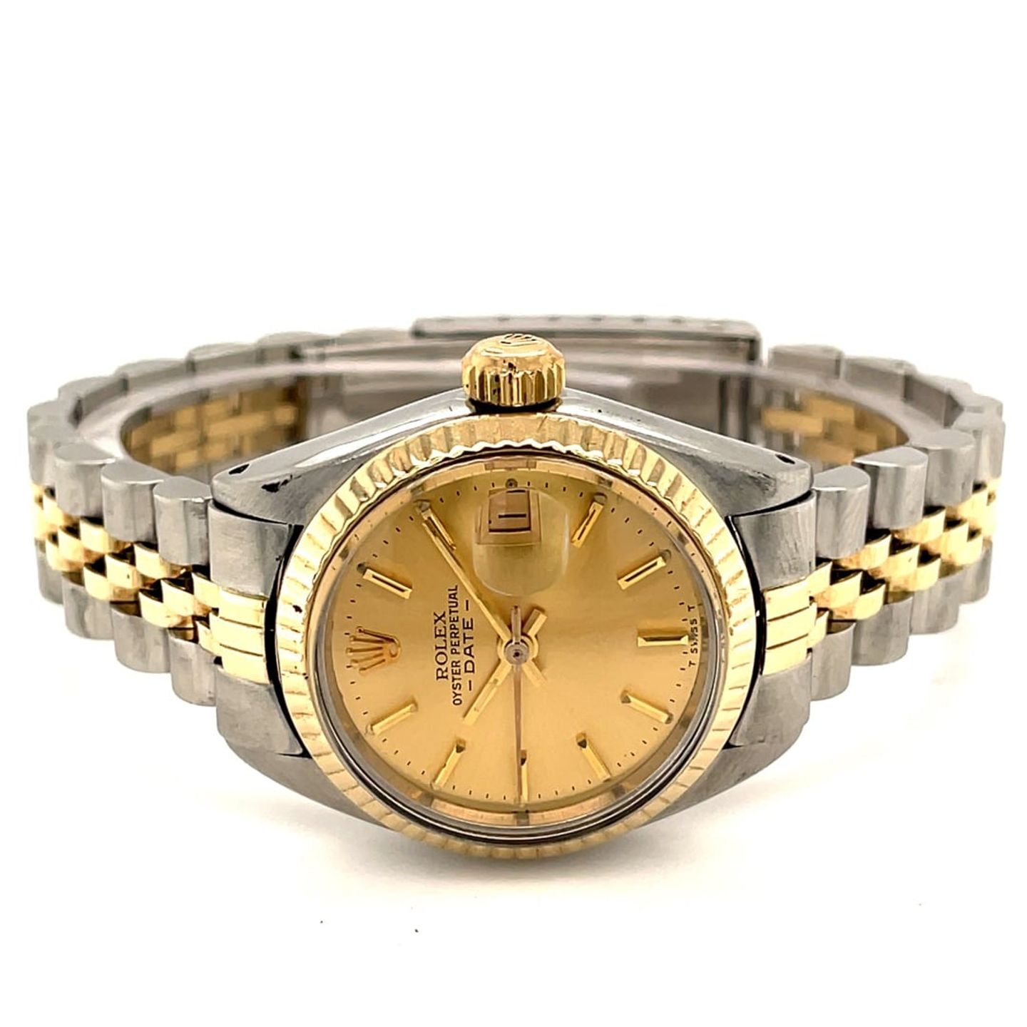 Rolex Lady-Datejust 6917 (1978) - Champagne dial 26 mm Steel case (1/8)